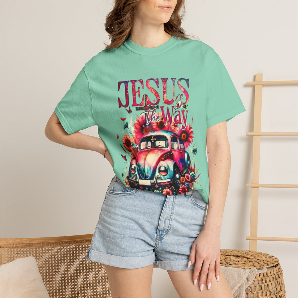 Jesus Is The Way Vintage Beetle T-Shirt