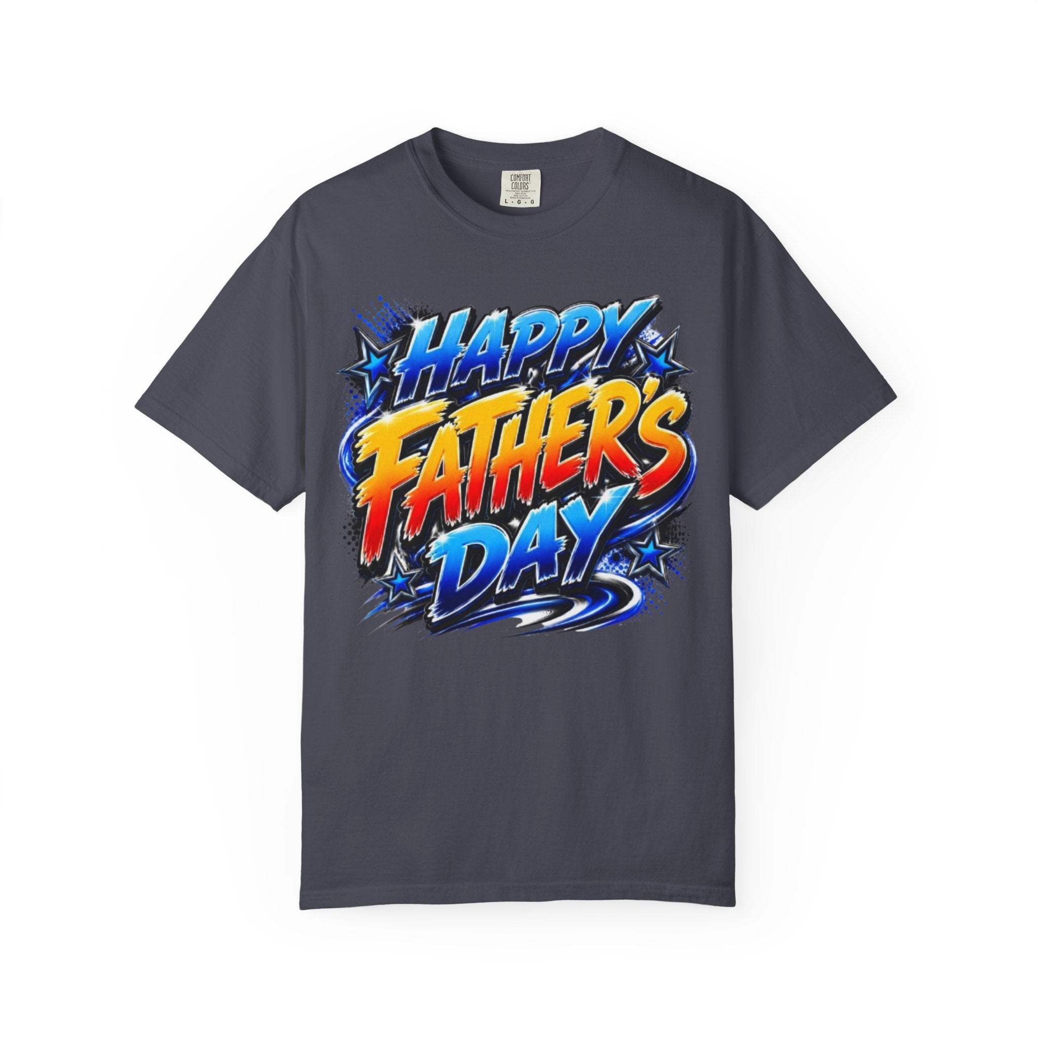 Father's Day Graphic T-Shirt — 'Happy Father's Day' Bold Retro Design