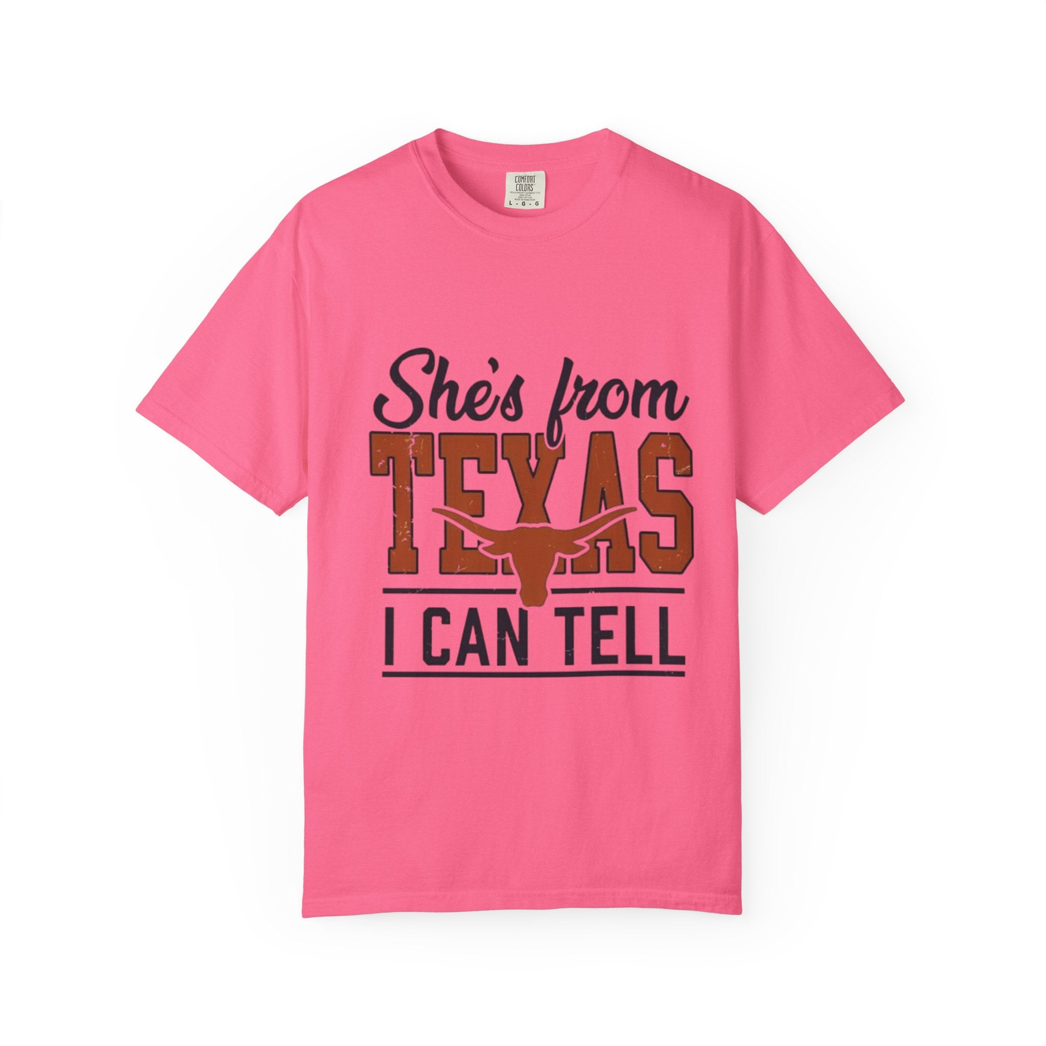 She's From Texas I Can Tell T-Shirt — Texas Pride Graphic Tee