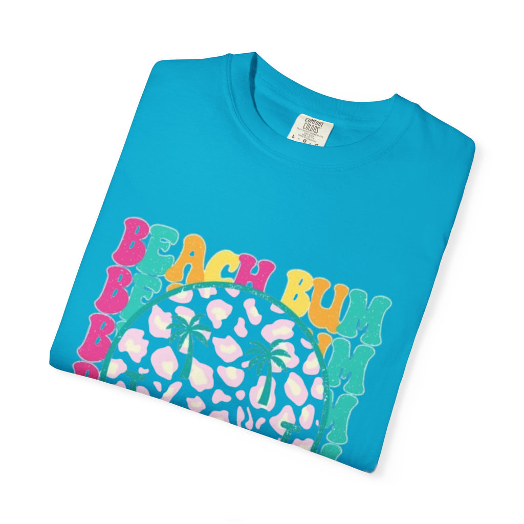 Beach Bum Smile T-Shirt — Retro Tropical Graphic Tee