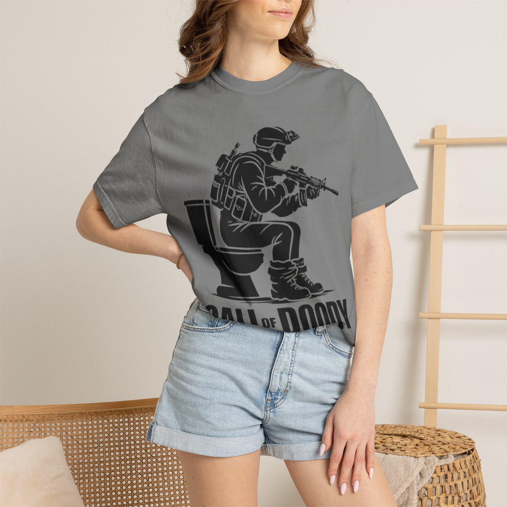 Call of Doody Toilet Gamer T-Shirt — Funny Gamer Bathroom Humor Tee