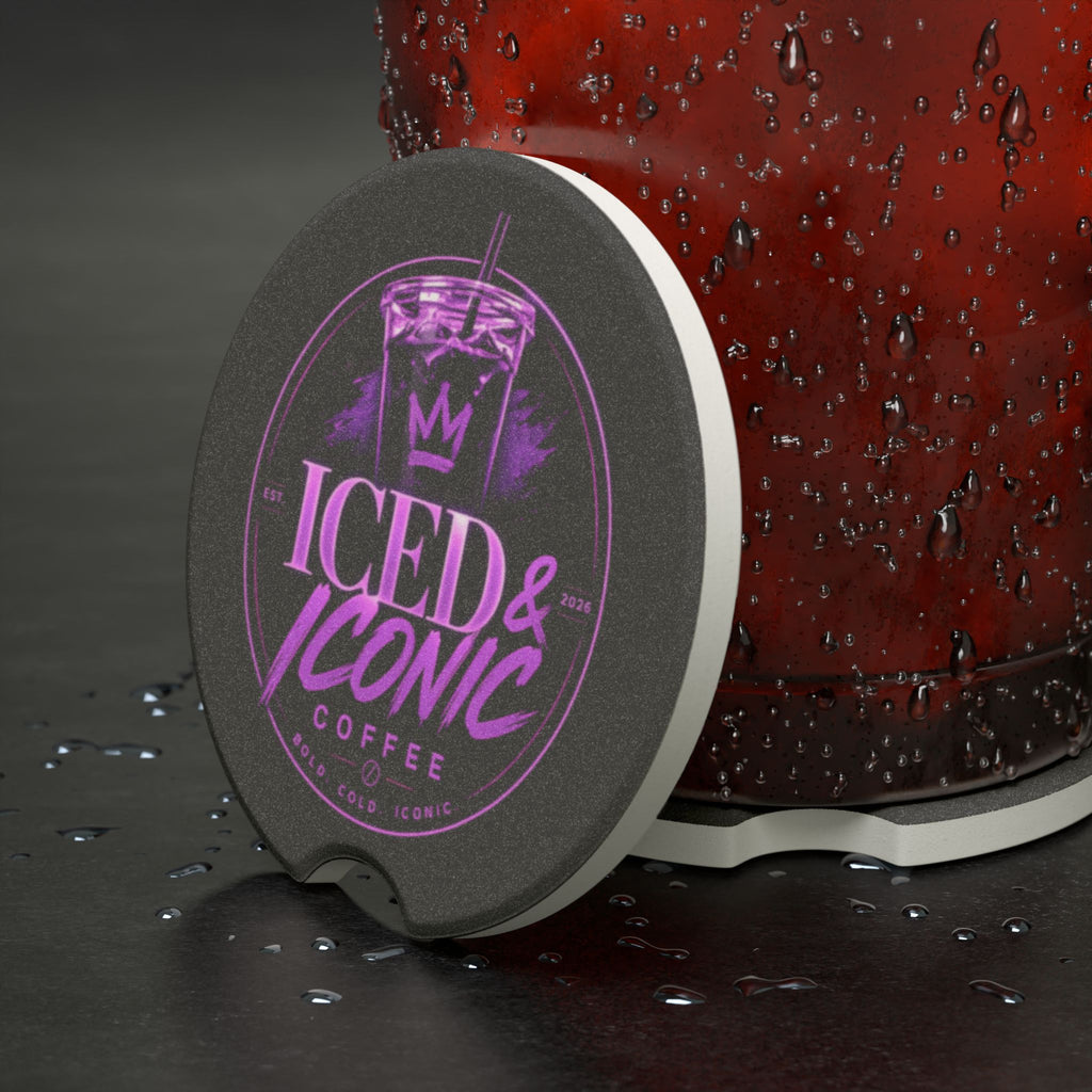 Car Coaster — Iced & Iconic Coffee Soapstone Cup Holder