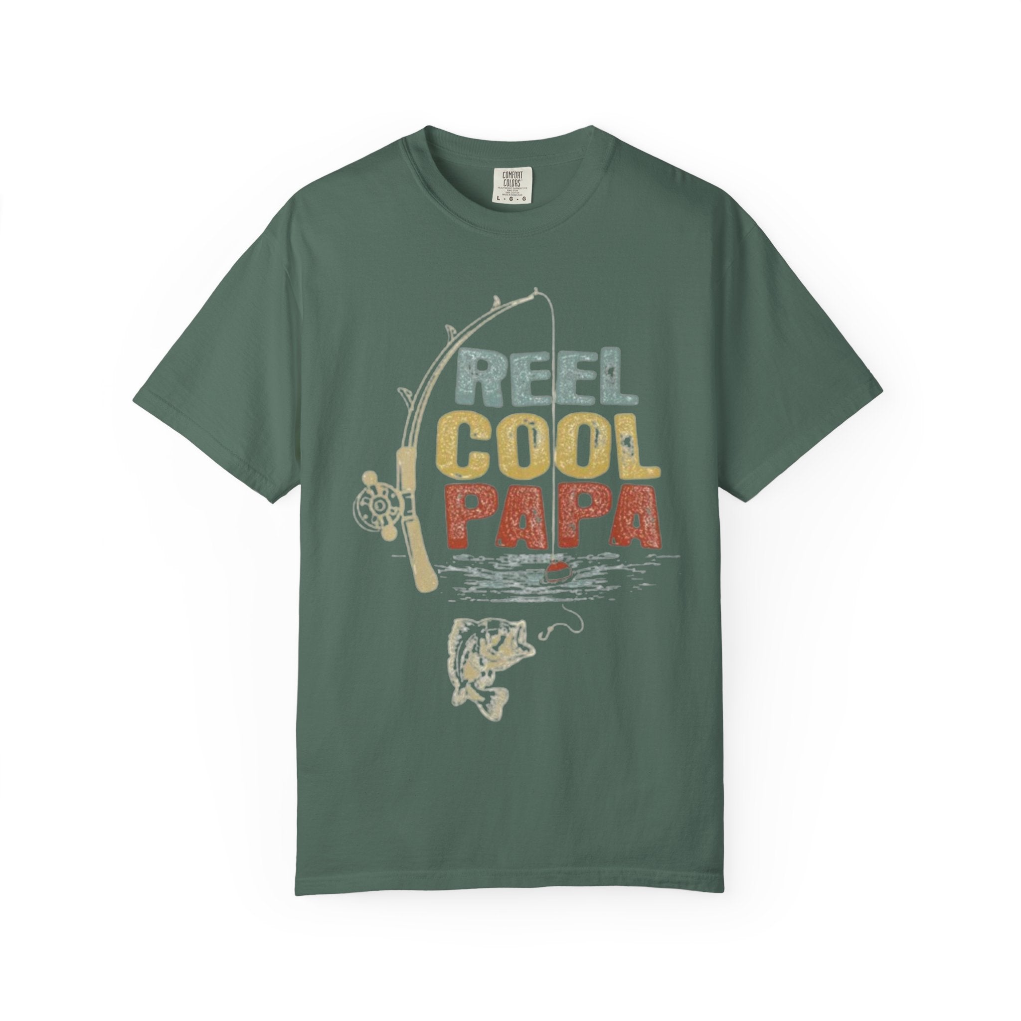 Reel Cool Papa Fishing T-Shirt — Vintage Dad Gift for Father’s Day