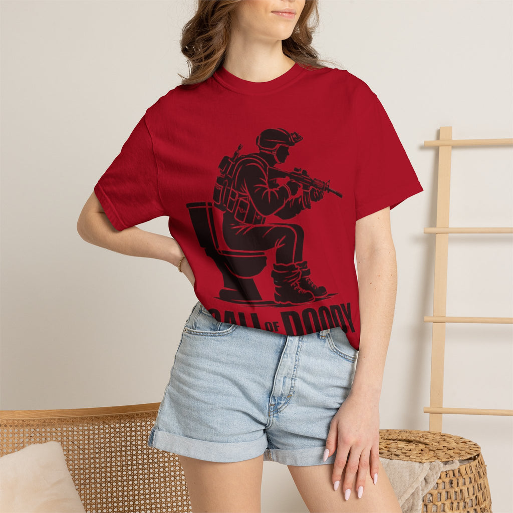 Call of Doody Toilet Gamer T-Shirt — Funny Gamer Bathroom Humor Tee