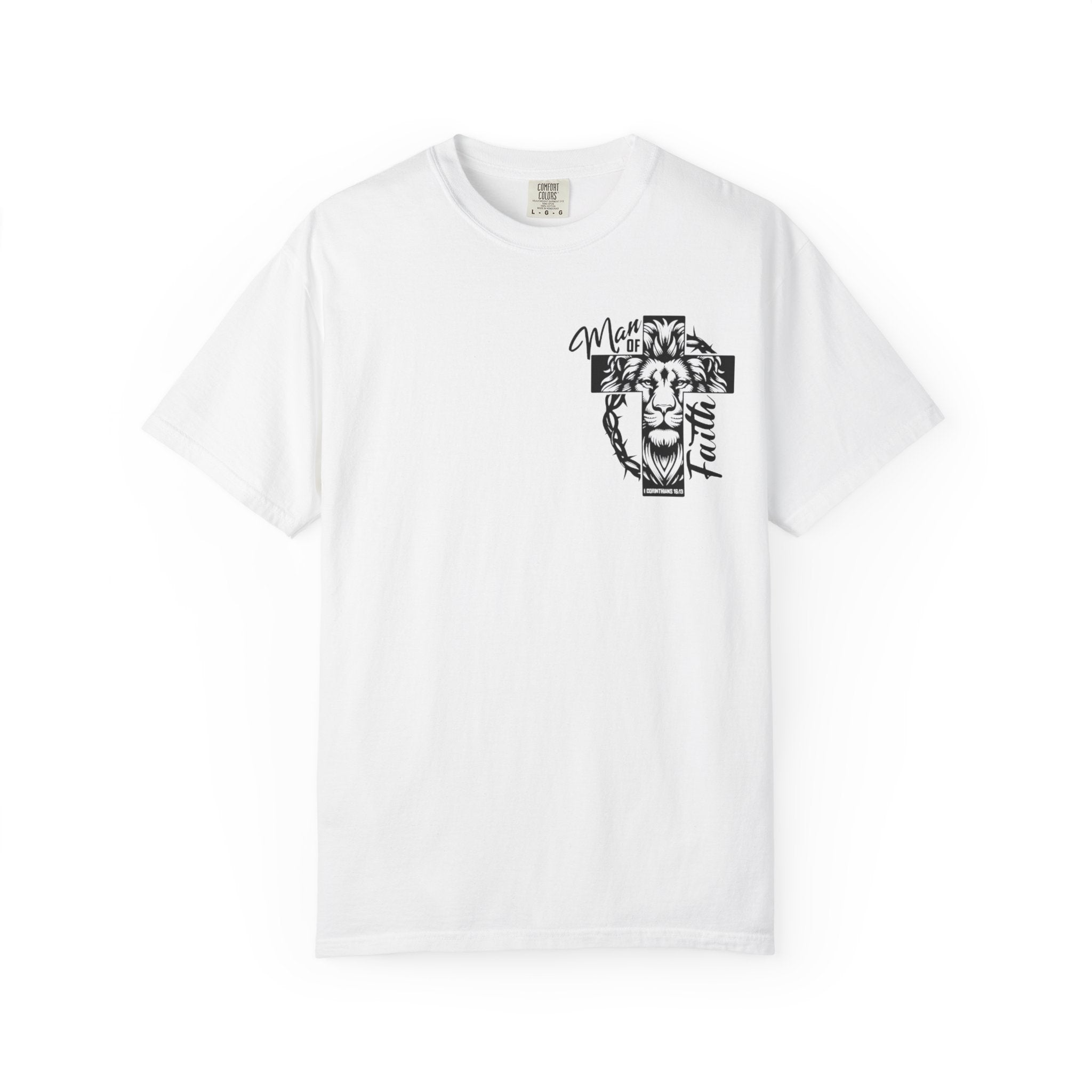 Man of Faith Lion Cross T-Shirt