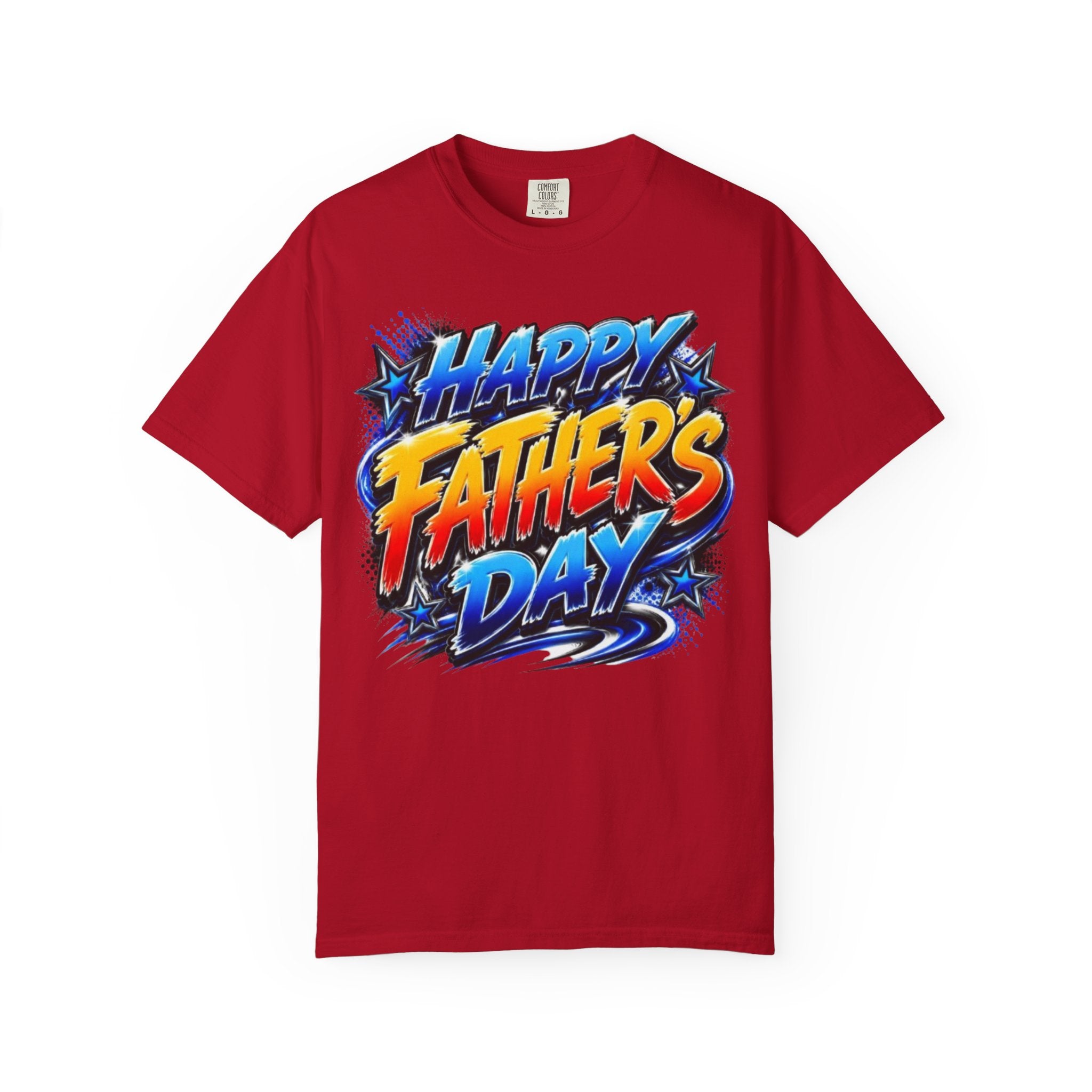 Father's Day Graphic T-Shirt — 'Happy Father's Day' Bold Retro Design