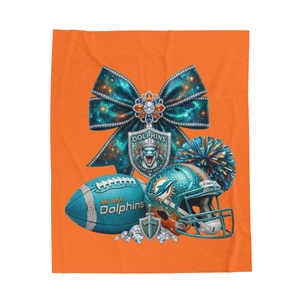 Miami Dolphins Plush Blanket