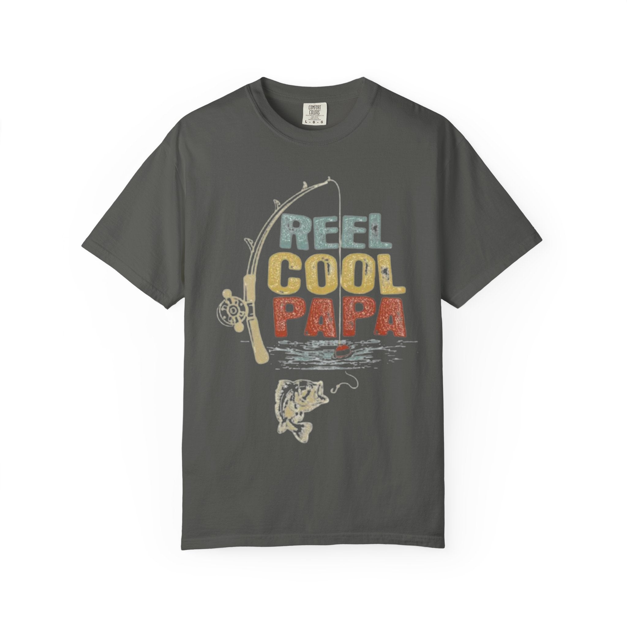 Reel Cool Papa Fishing T-Shirt — Vintage Dad Gift for Father’s Day