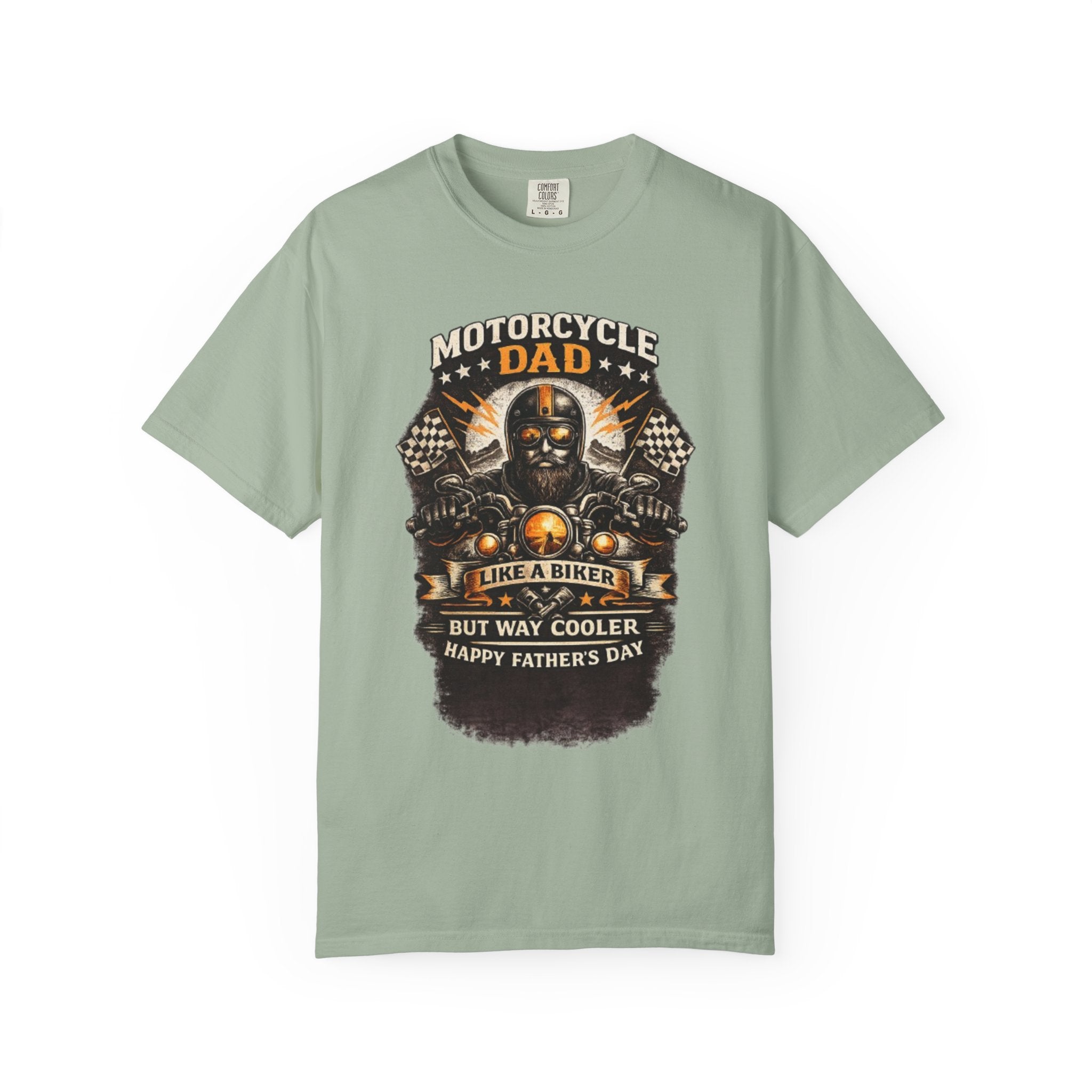 Motorcycle Dad T-Shirt — "Like a Biker but Way Cooler" Father's Day Gift