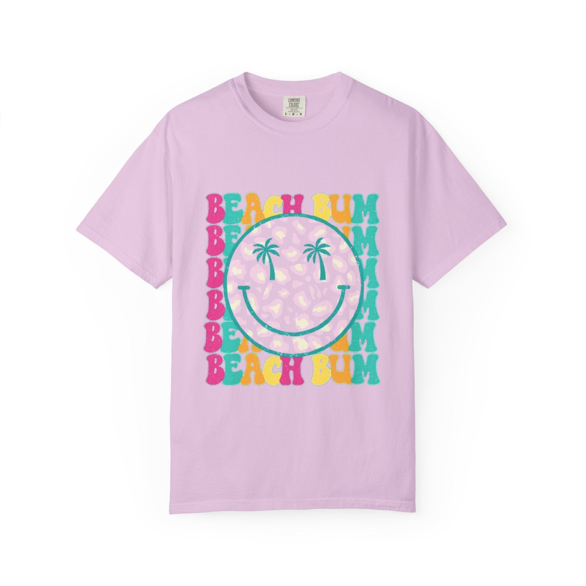 Beach Bum Smile T-Shirt — Retro Tropical Graphic Tee