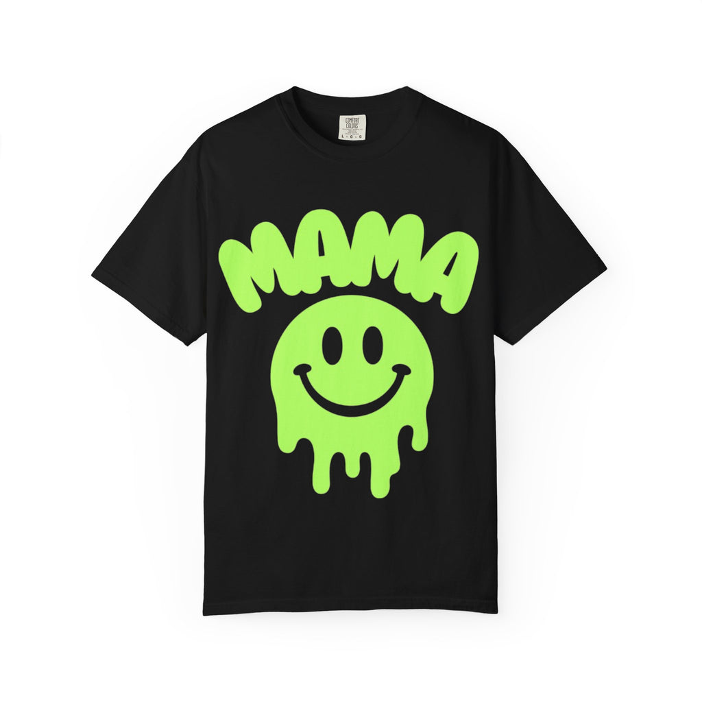 Mama Neon Smiley T-Shirt
