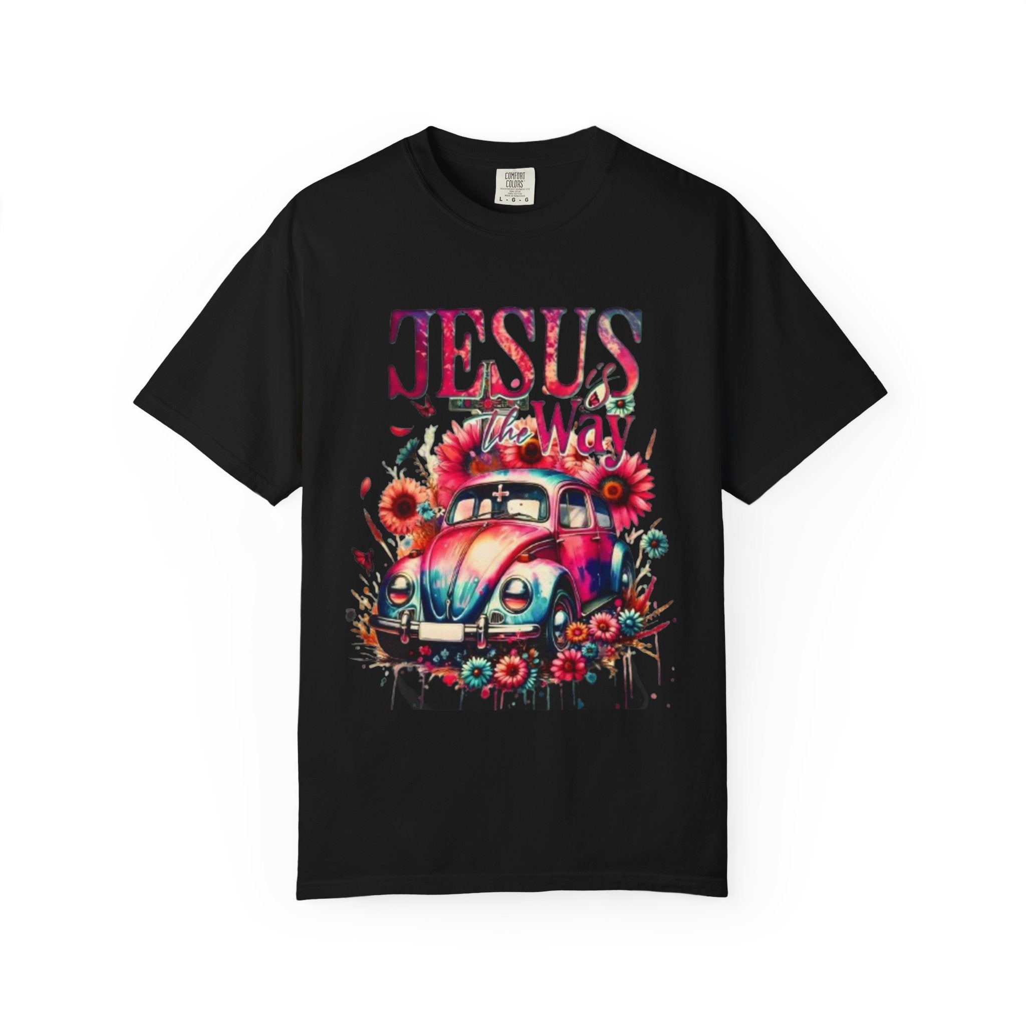 Jesus Is The Way Vintage Beetle T-Shirt