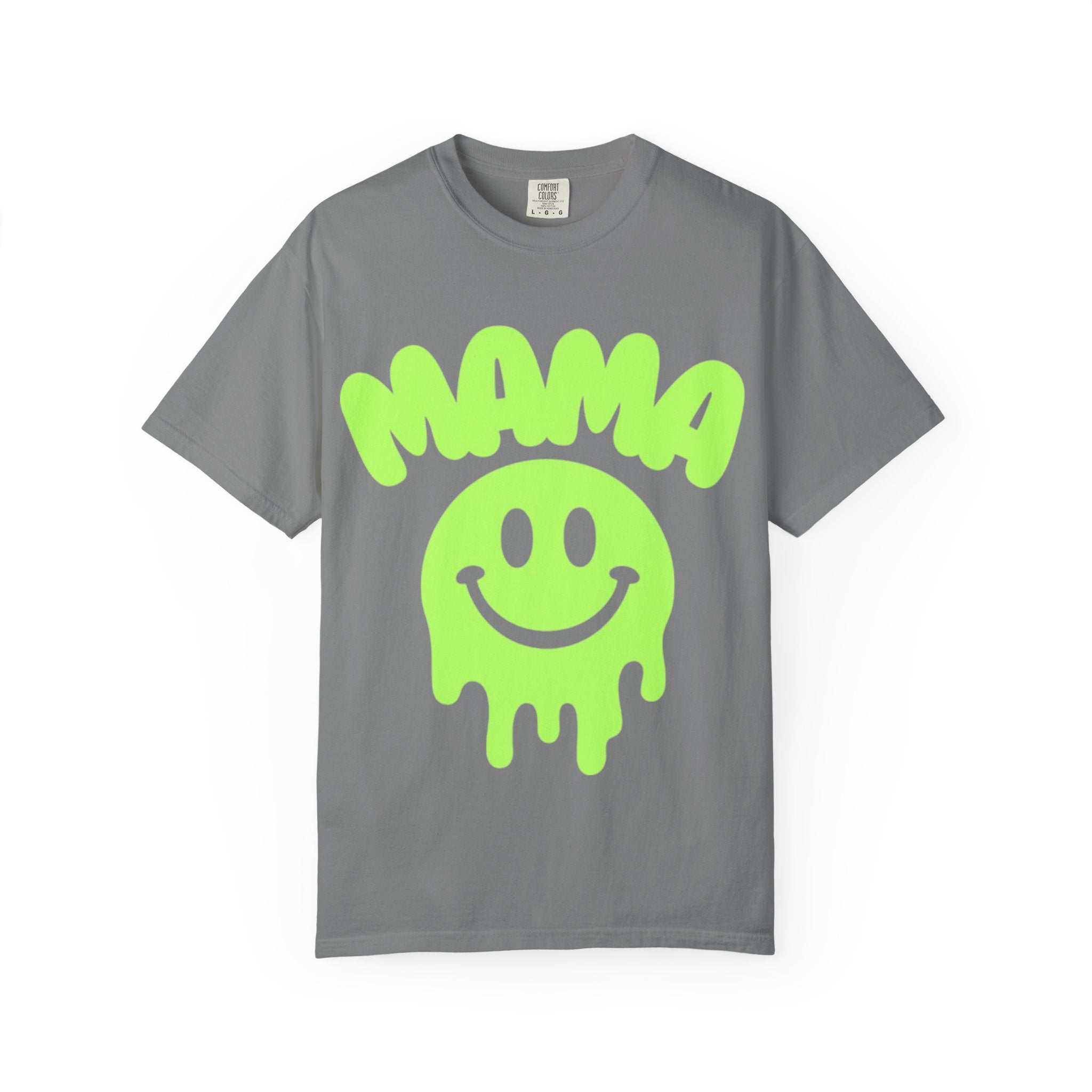Mama Neon Smiley T-Shirt
