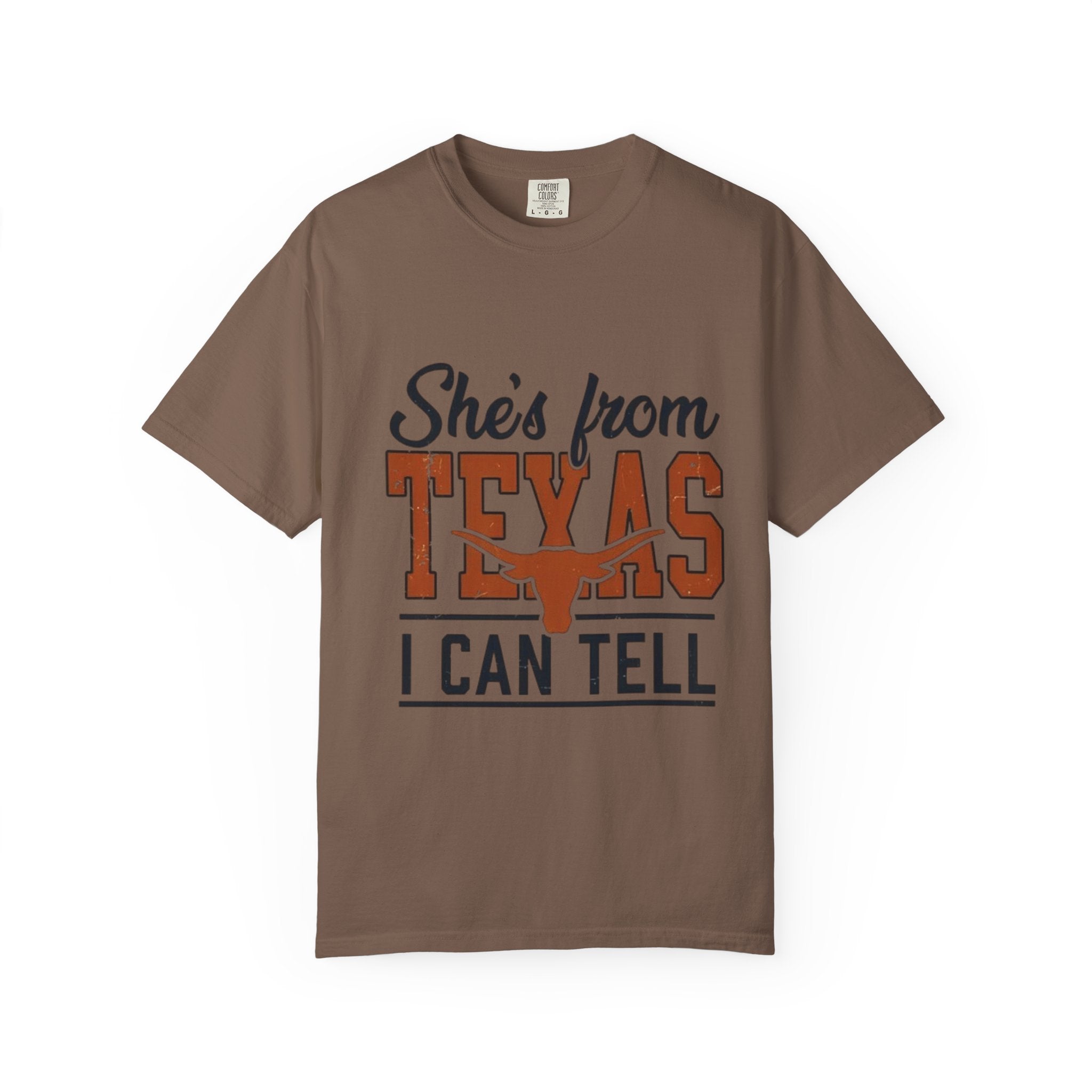 She's From Texas I Can Tell T-Shirt — Texas Pride Graphic Tee