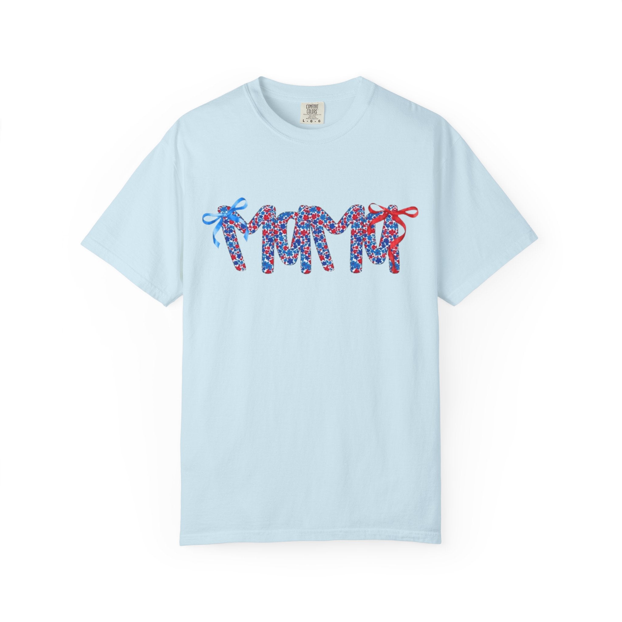 Floral Ribbon 'Mama' Graphic T-Shirt