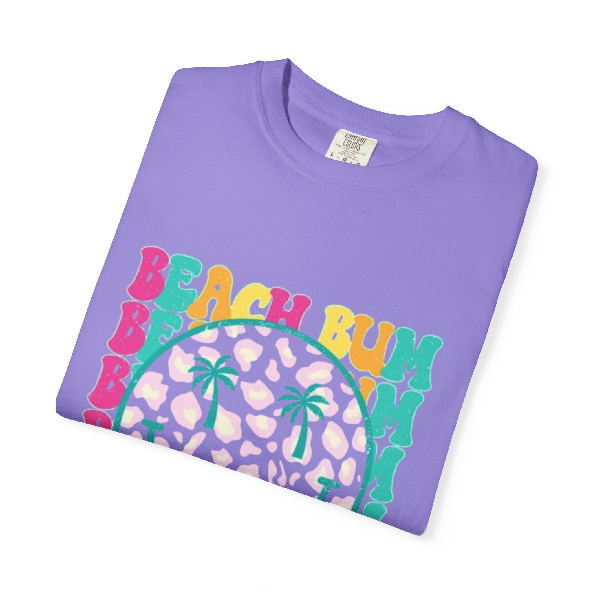 Beach Bum Smile T-Shirt — Retro Tropical Graphic Tee