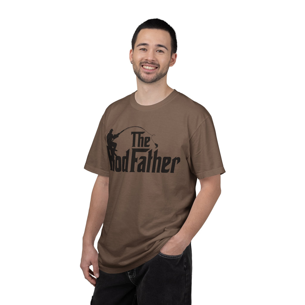 Fishing T-Shirt — “The Rod Father” Funny Angler Tee