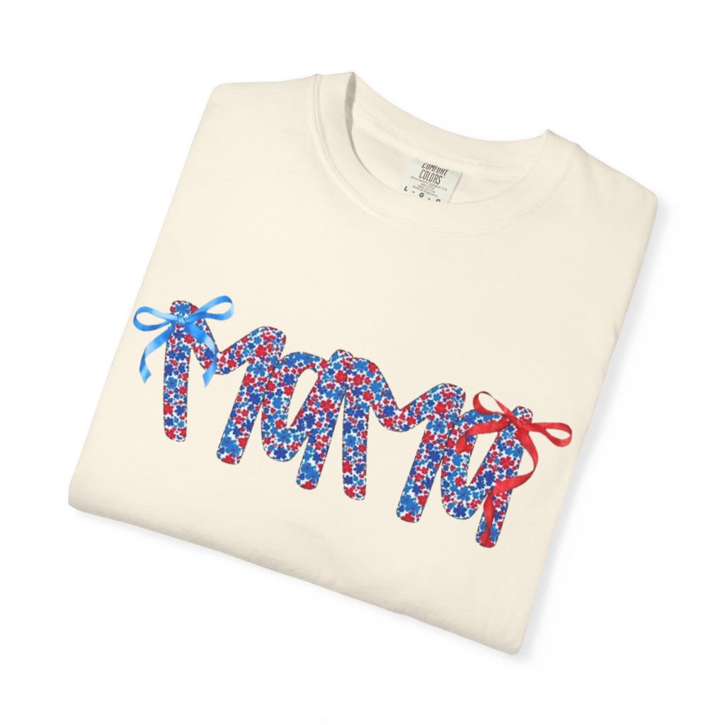 Floral Ribbon 'Mama' Graphic T-Shirt