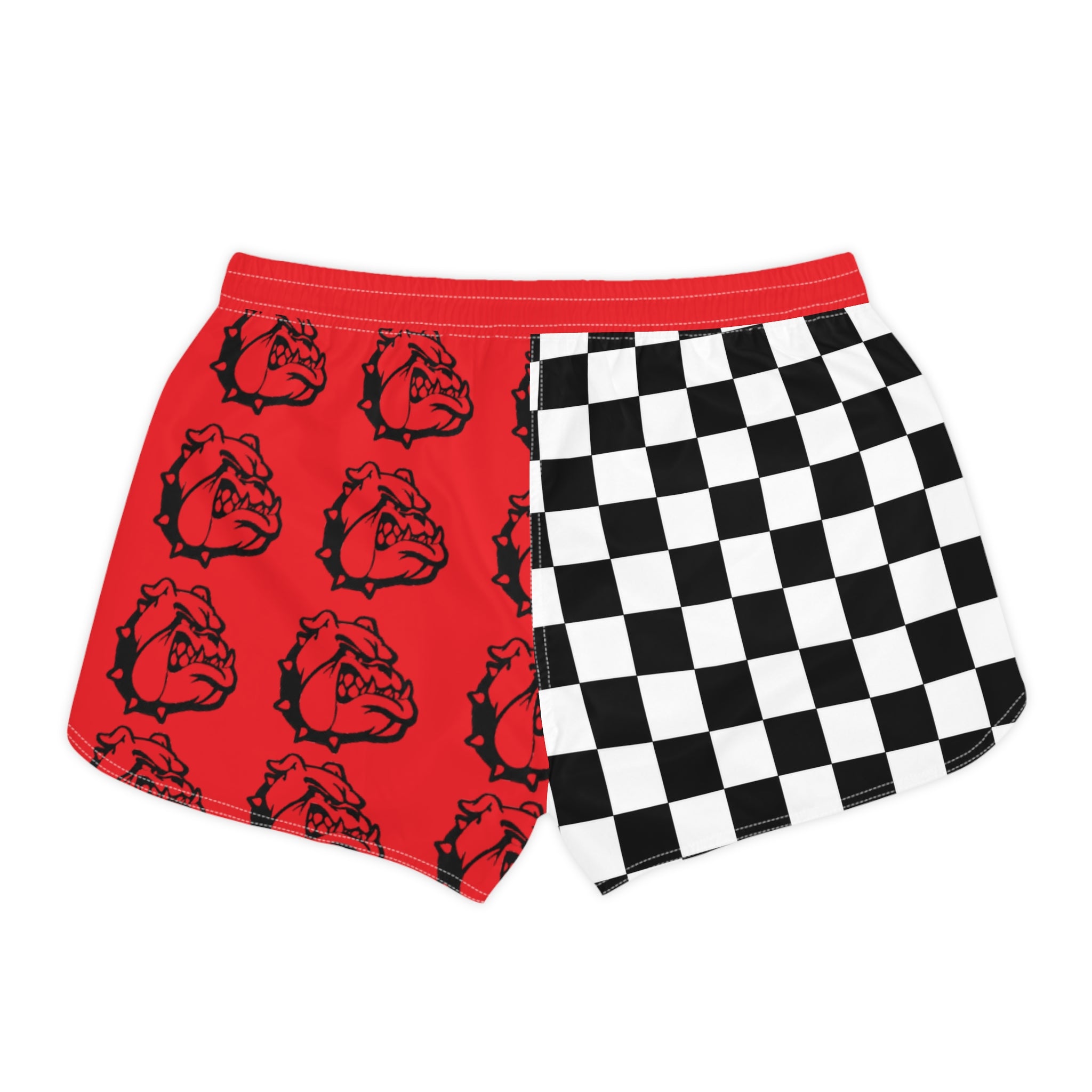 Bulldog Checkerboard Women's Shorts