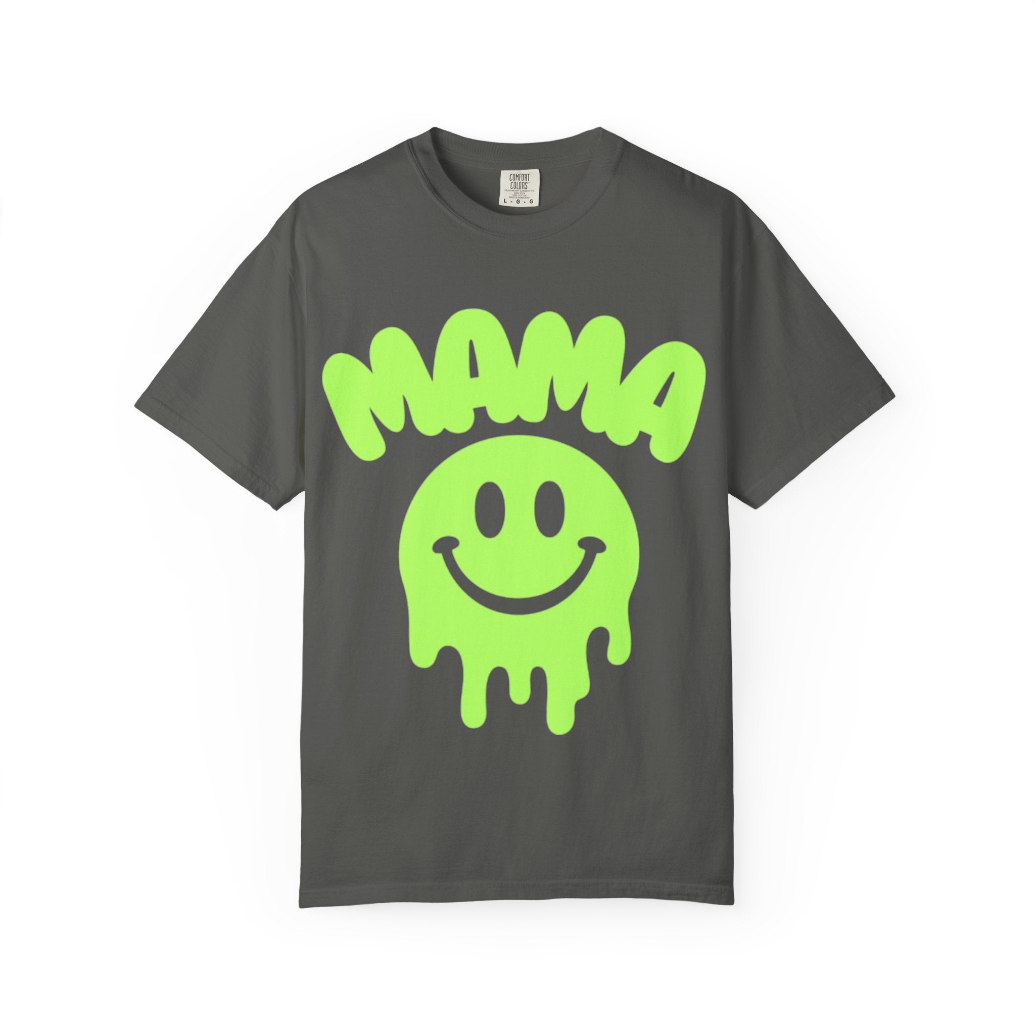 Mama Neon Smiley T-Shirt