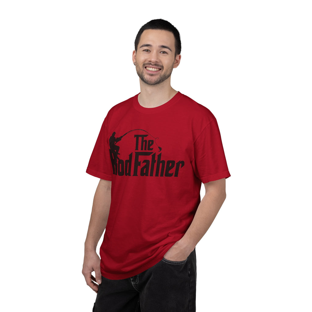 Fishing T-Shirt — “The Rod Father” Funny Angler Tee