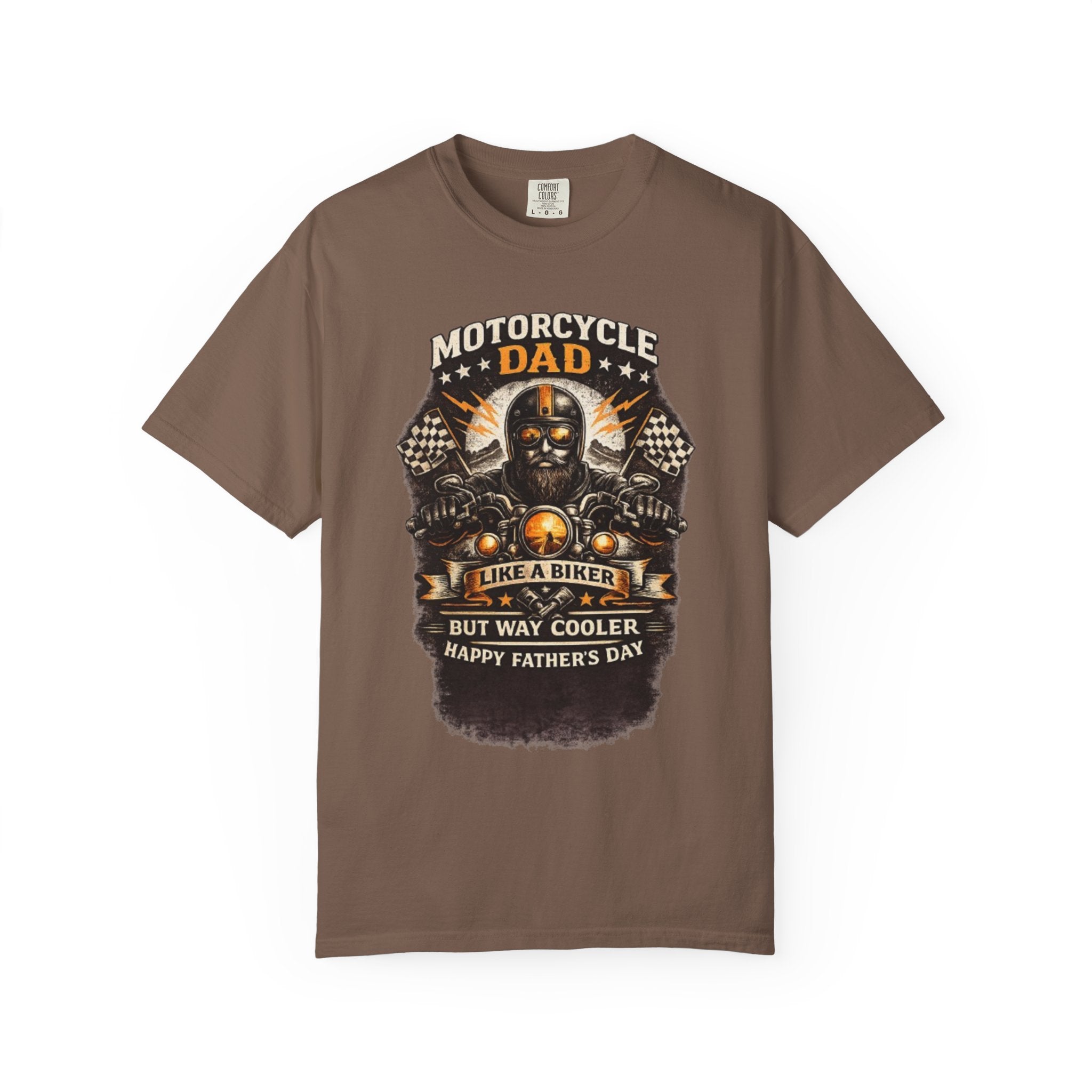 Motorcycle Dad T-Shirt — "Like a Biker but Way Cooler" Father's Day Gift