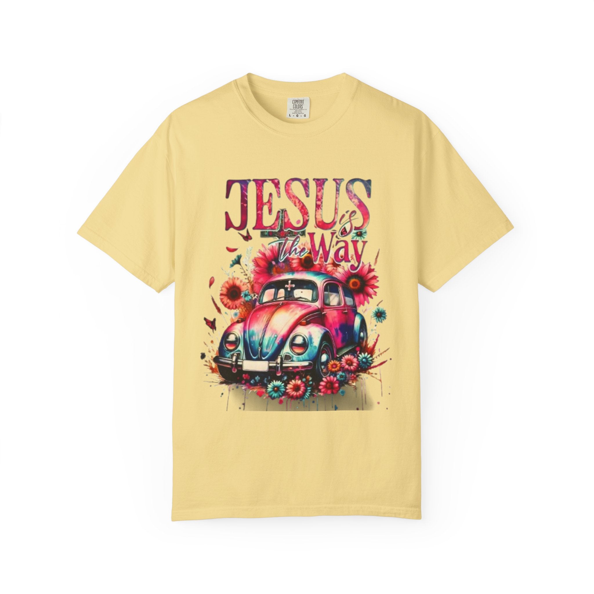 Jesus Is The Way Vintage Beetle T-Shirt