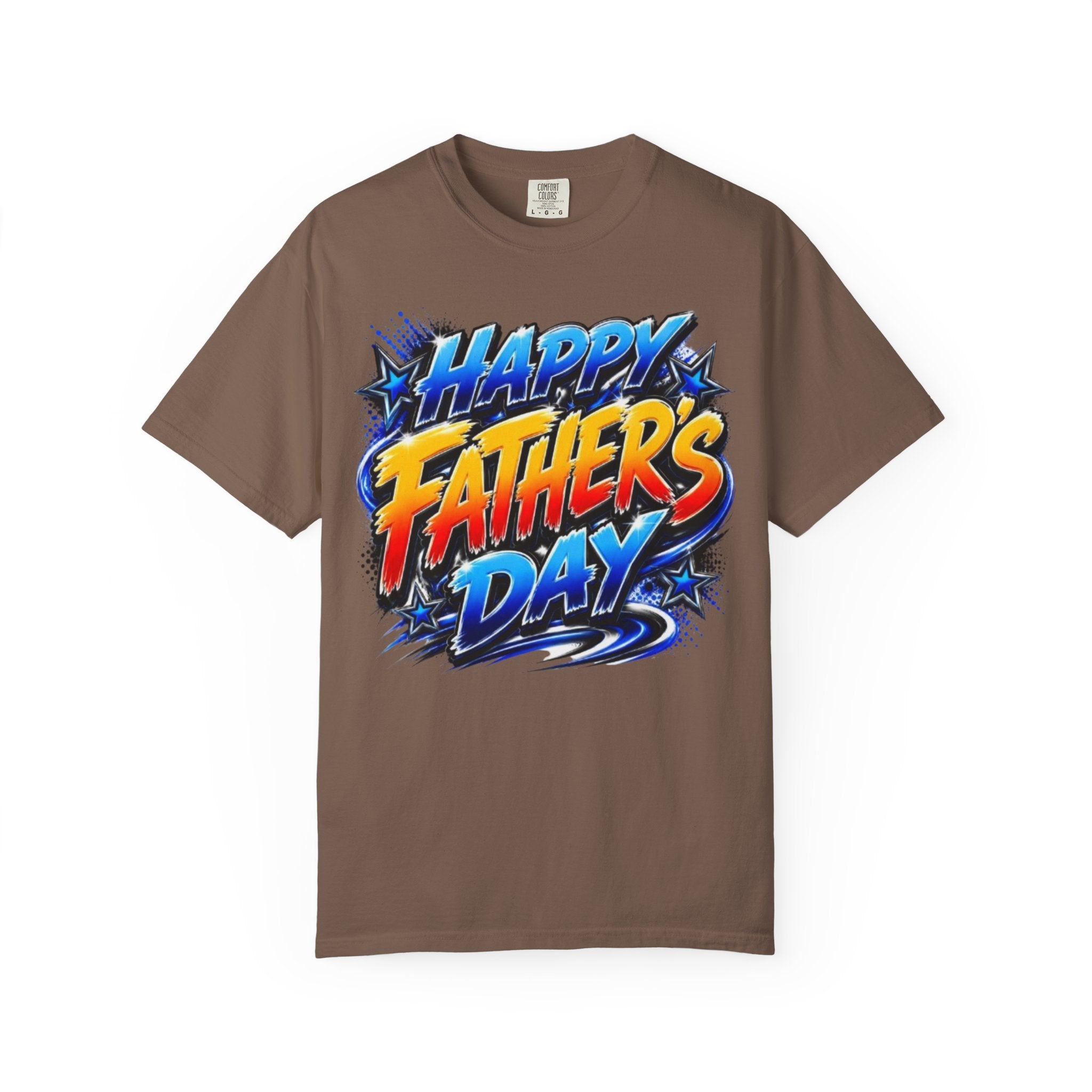Father's Day Graphic T-Shirt — 'Happy Father's Day' Bold Retro Design