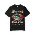 Fishing Dad T-Shirt — "Best Dad Ever" Retro Fish Sunglasses Tee