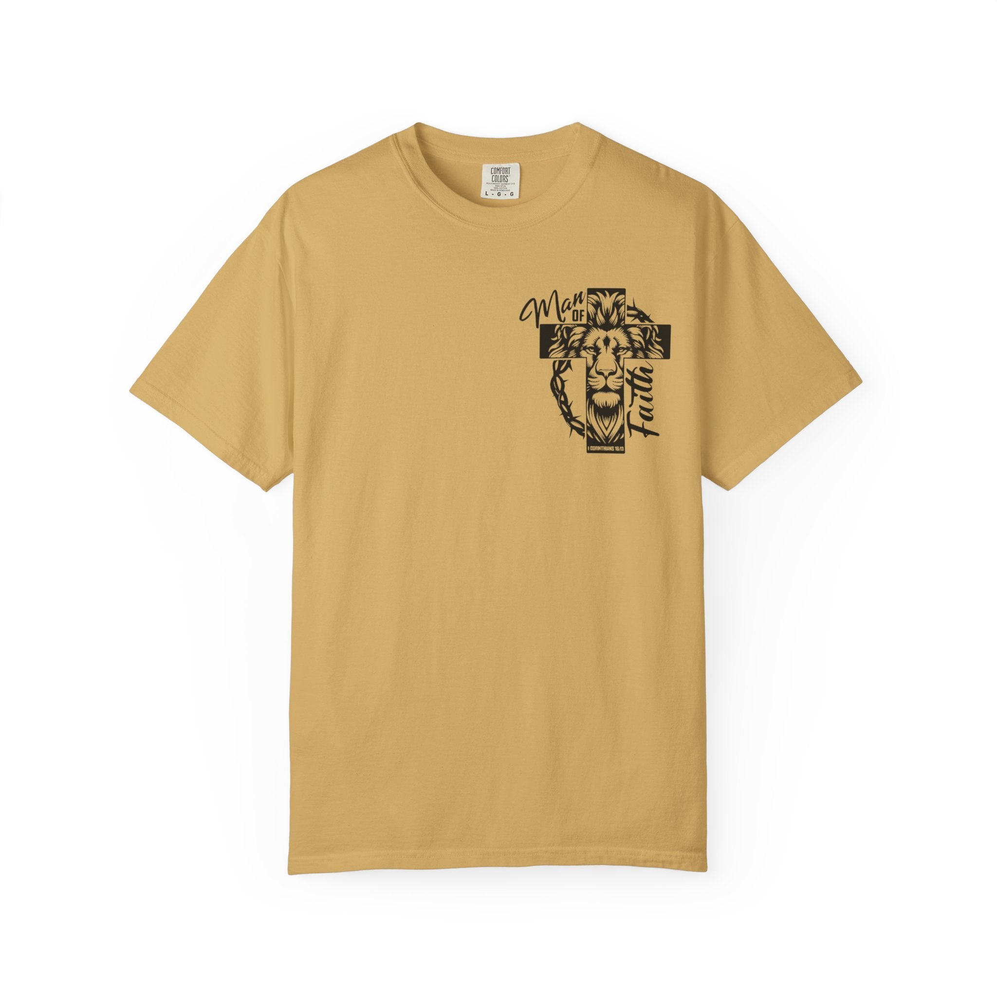 Man of Faith Lion Cross T-Shirt