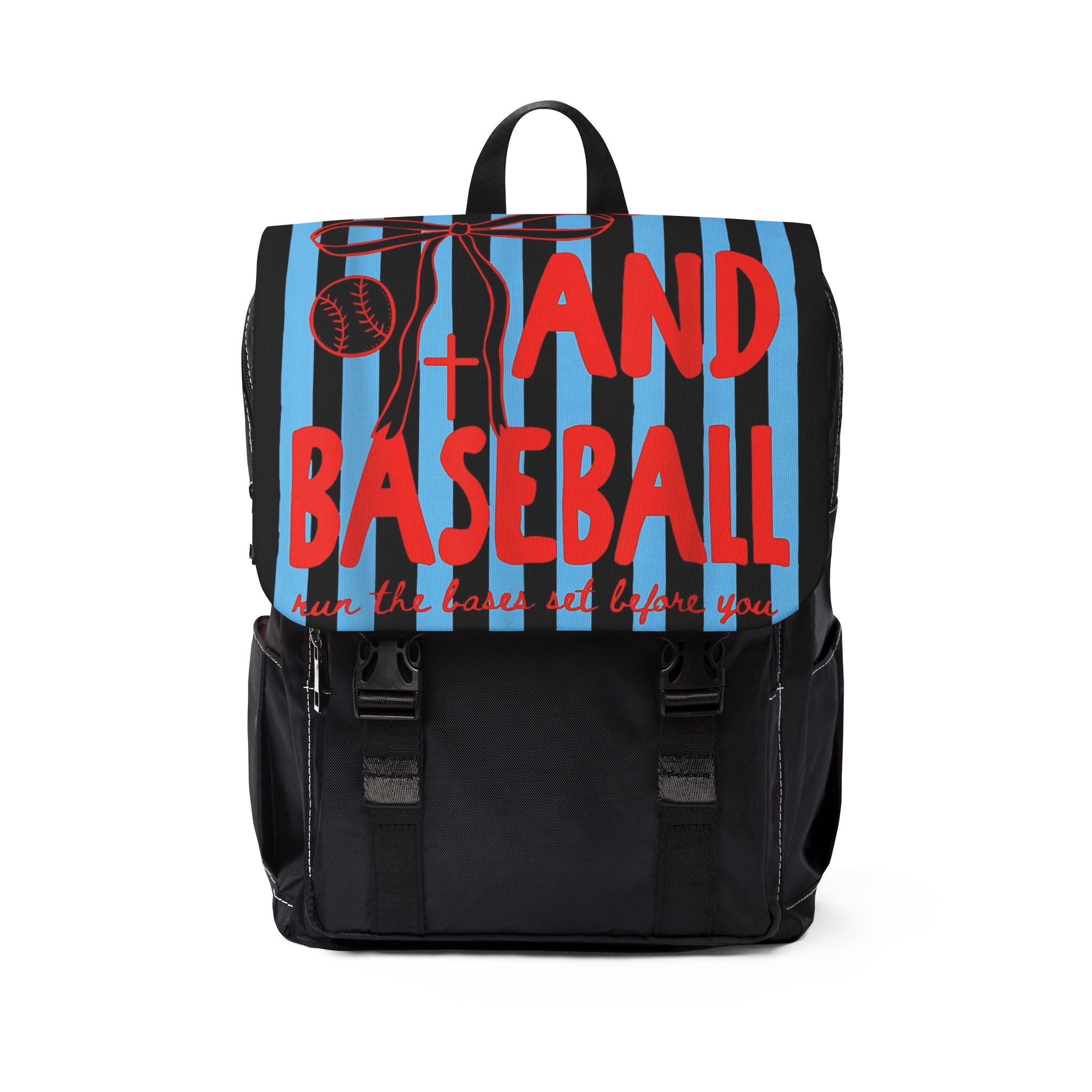 Jesus and Baseball  Backpack
