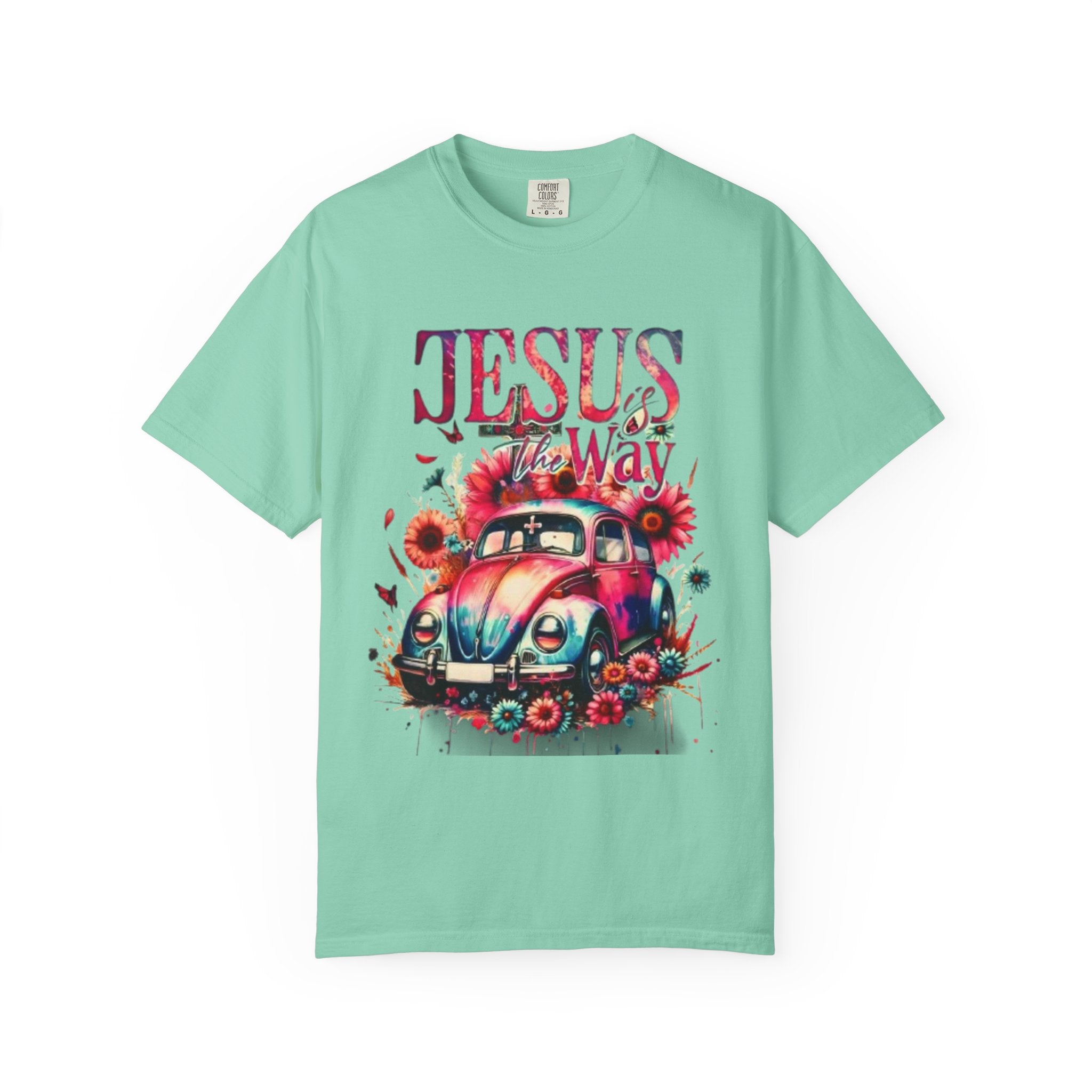 Jesus Is The Way Vintage Beetle T-Shirt