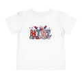 Toddler Tee - 'Mini' Patriotic 4th of July Kids Shirt (Red, White & Blue Stars & Stripes)