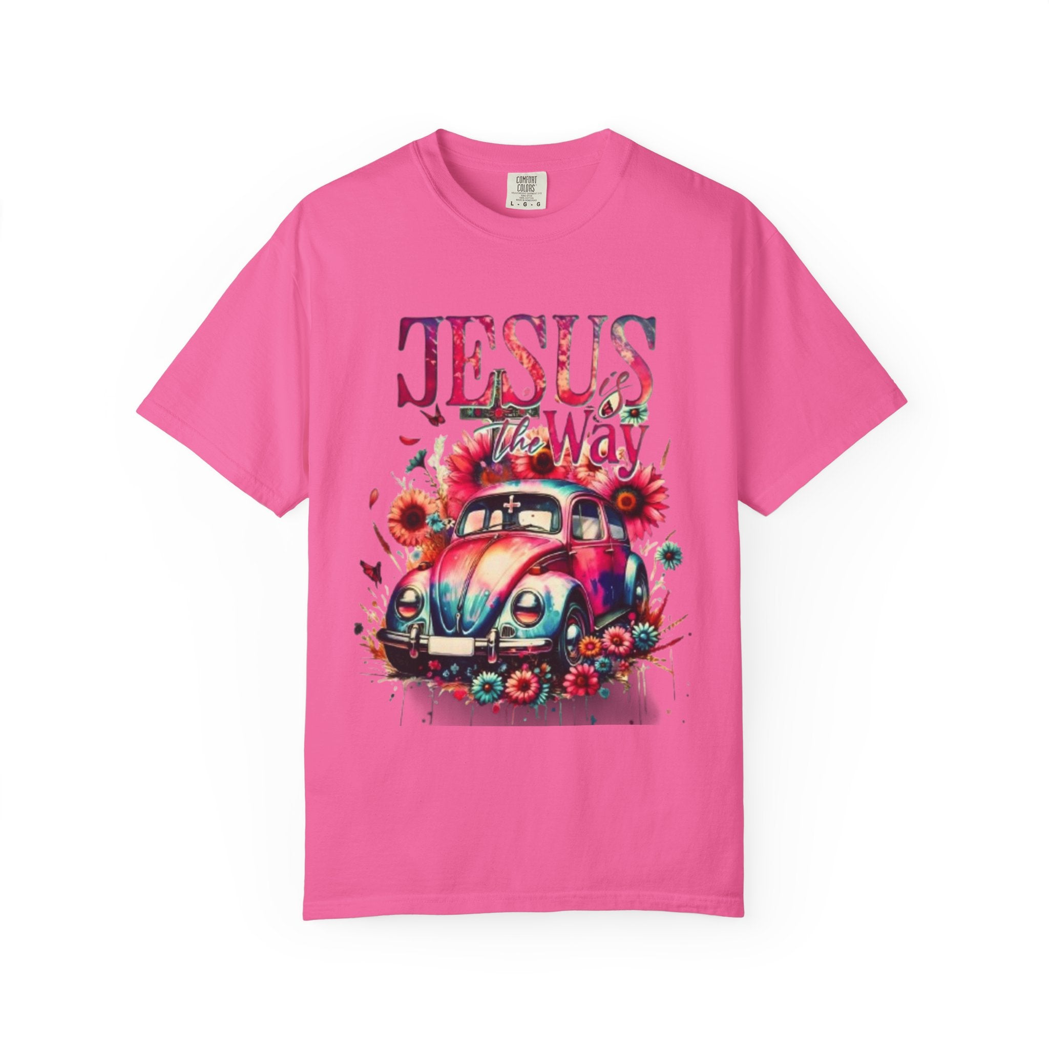Jesus Is The Way Vintage Beetle T-Shirt