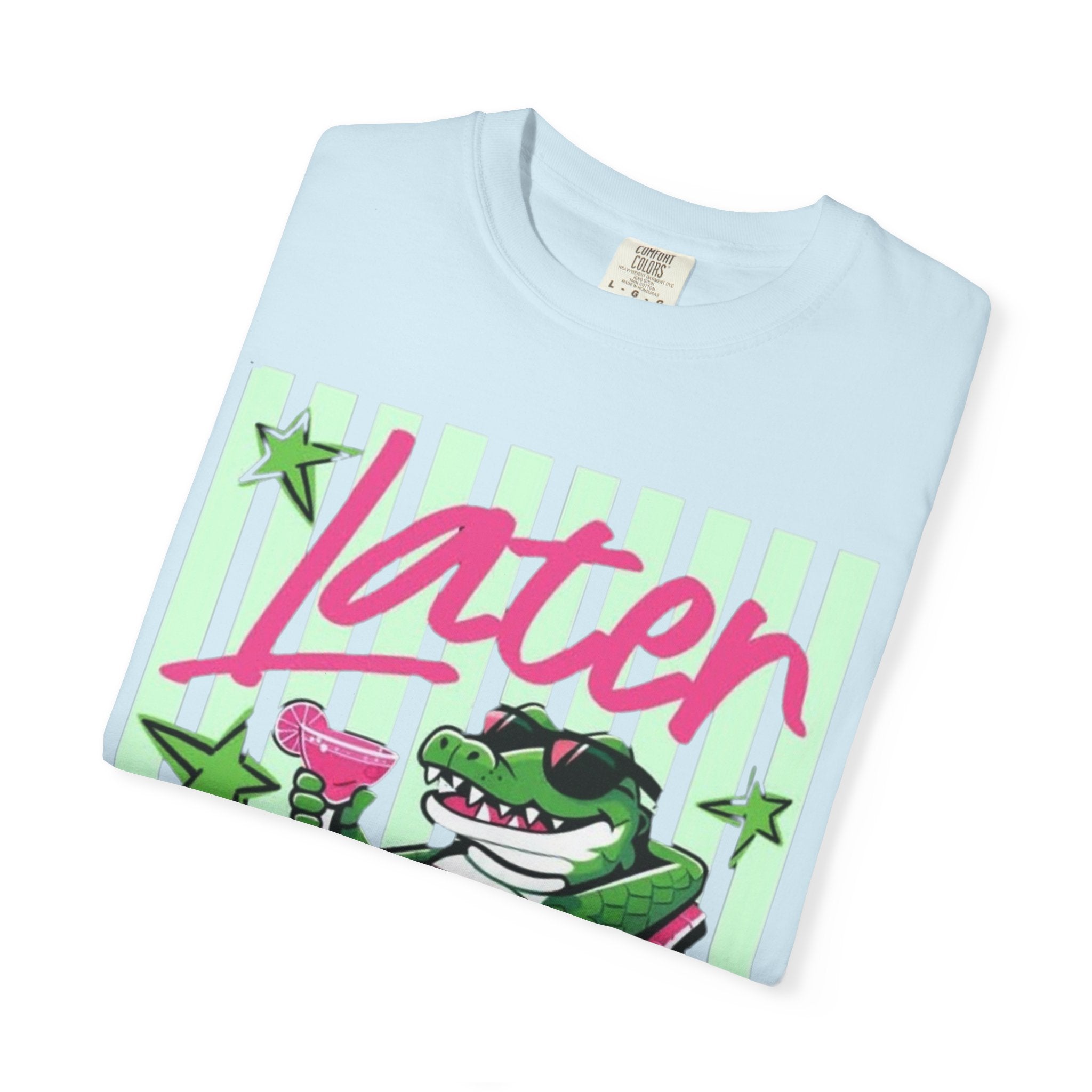 Later Lounge Alligator T-Shirt — Relaxed Croc Graphic Tee