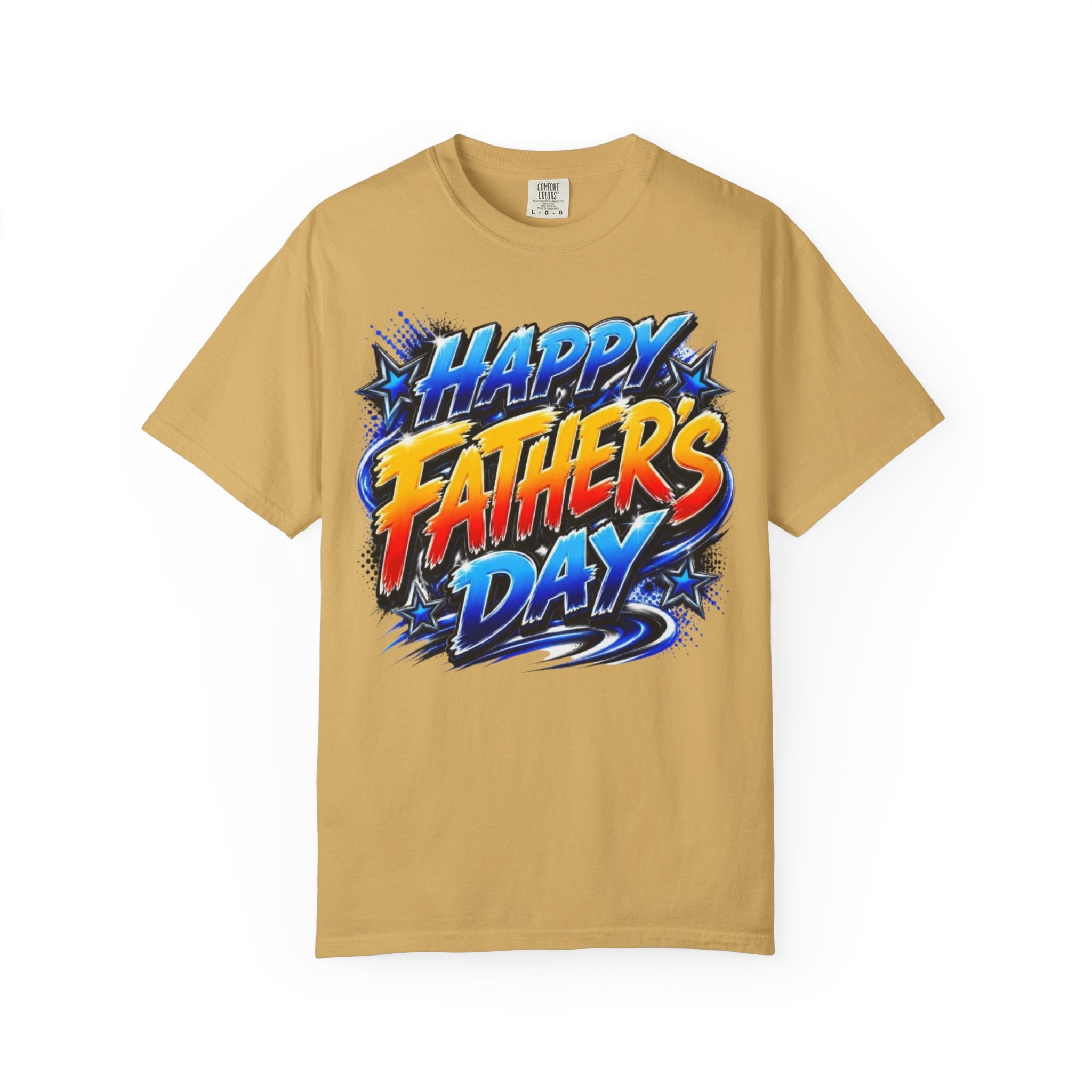 Father's Day Graphic T-Shirt — 'Happy Father's Day' Bold Retro Design
