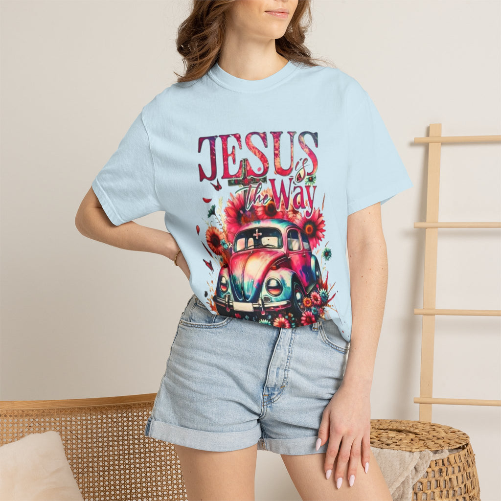 Jesus Is The Way Vintage Beetle T-Shirt