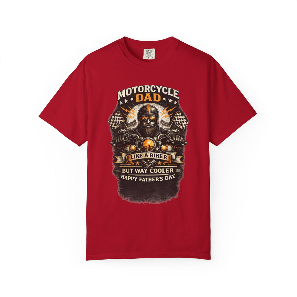 Motorcycle Dad T-Shirt — "Like a Biker but Way Cooler" Father's Day Gift