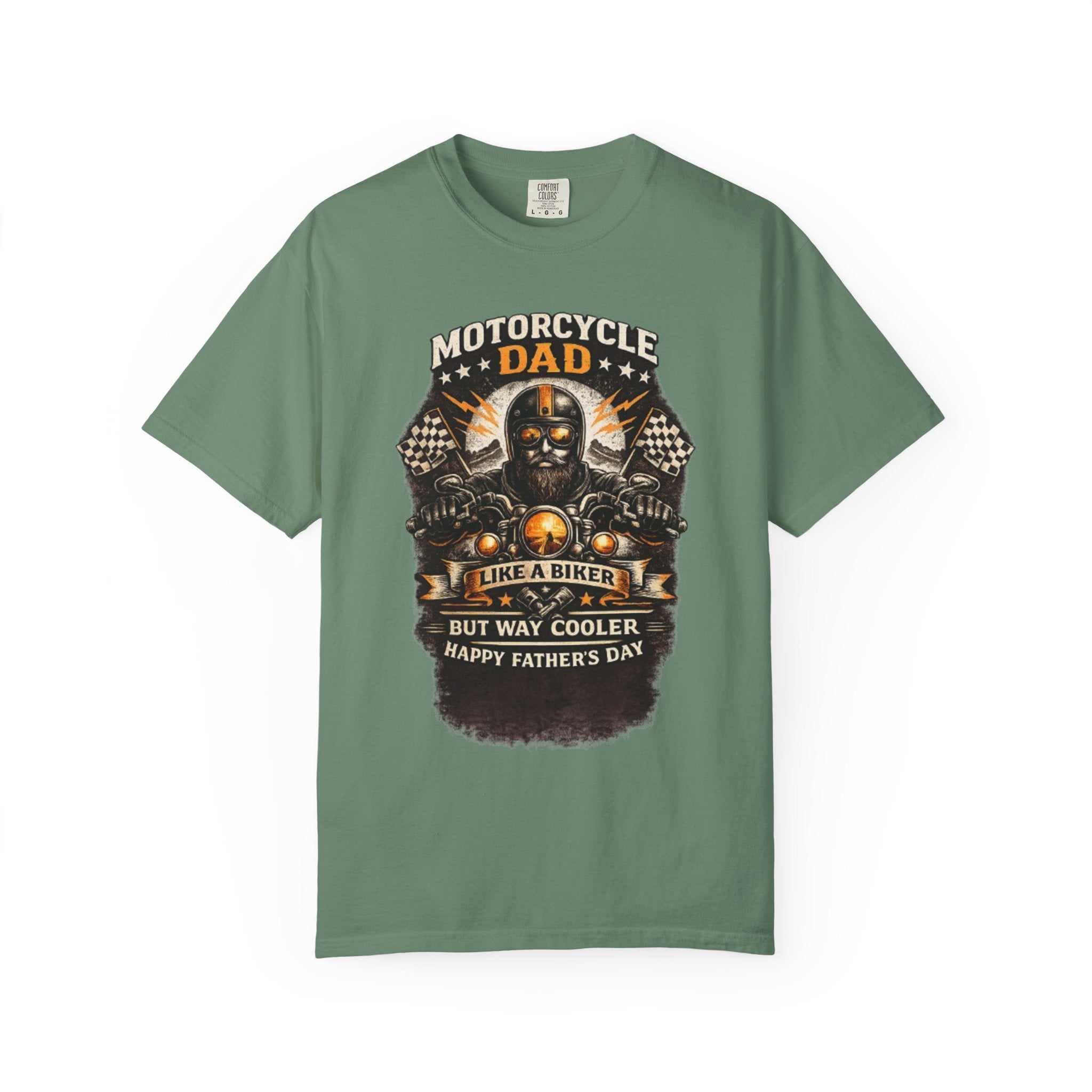 Motorcycle Dad T-Shirt — "Like a Biker but Way Cooler" Father's Day Gift