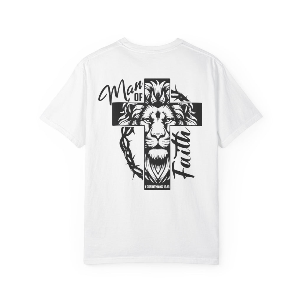 Man of Faith Lion Cross T-Shirt
