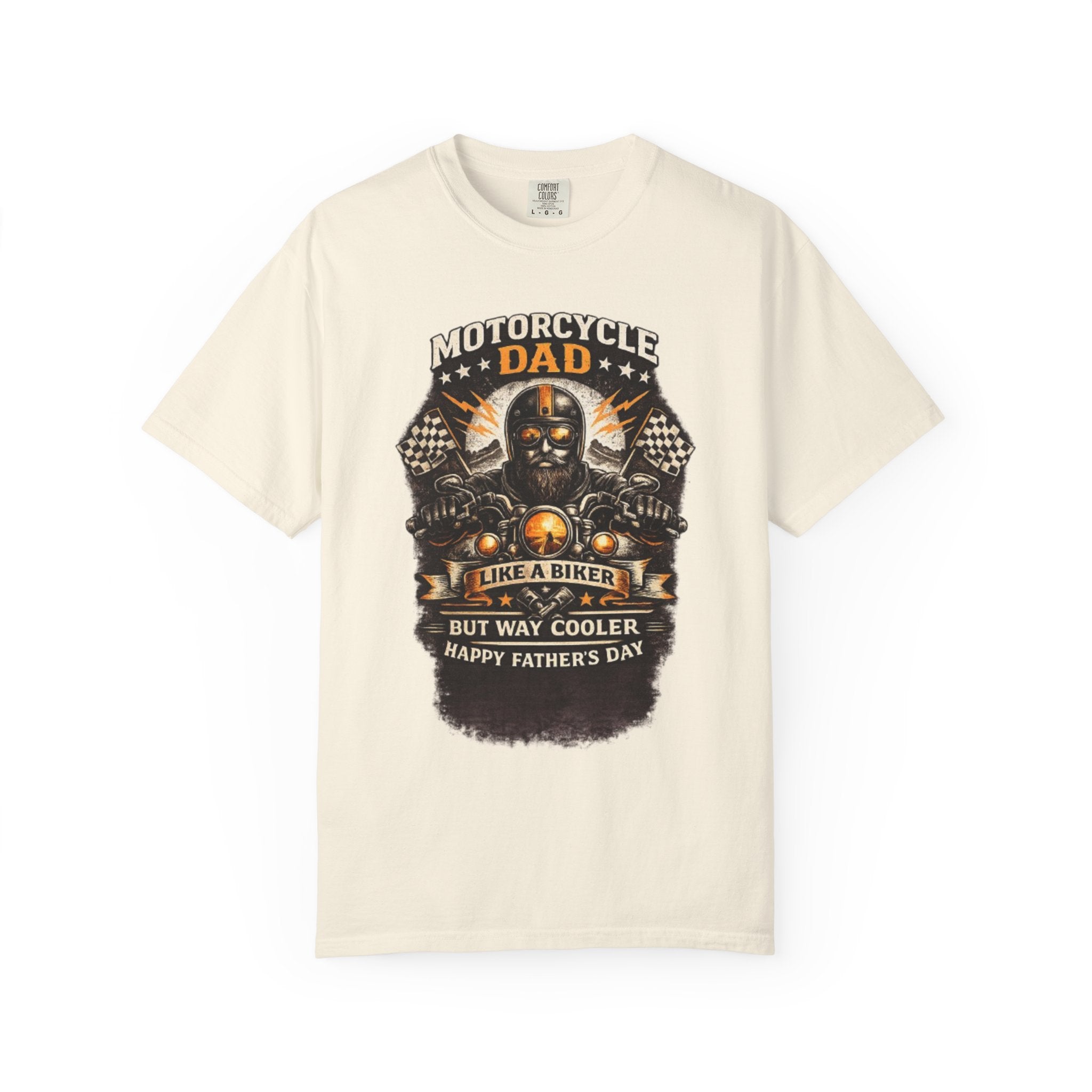 Motorcycle Dad T-Shirt — "Like a Biker but Way Cooler" Father's Day Gift