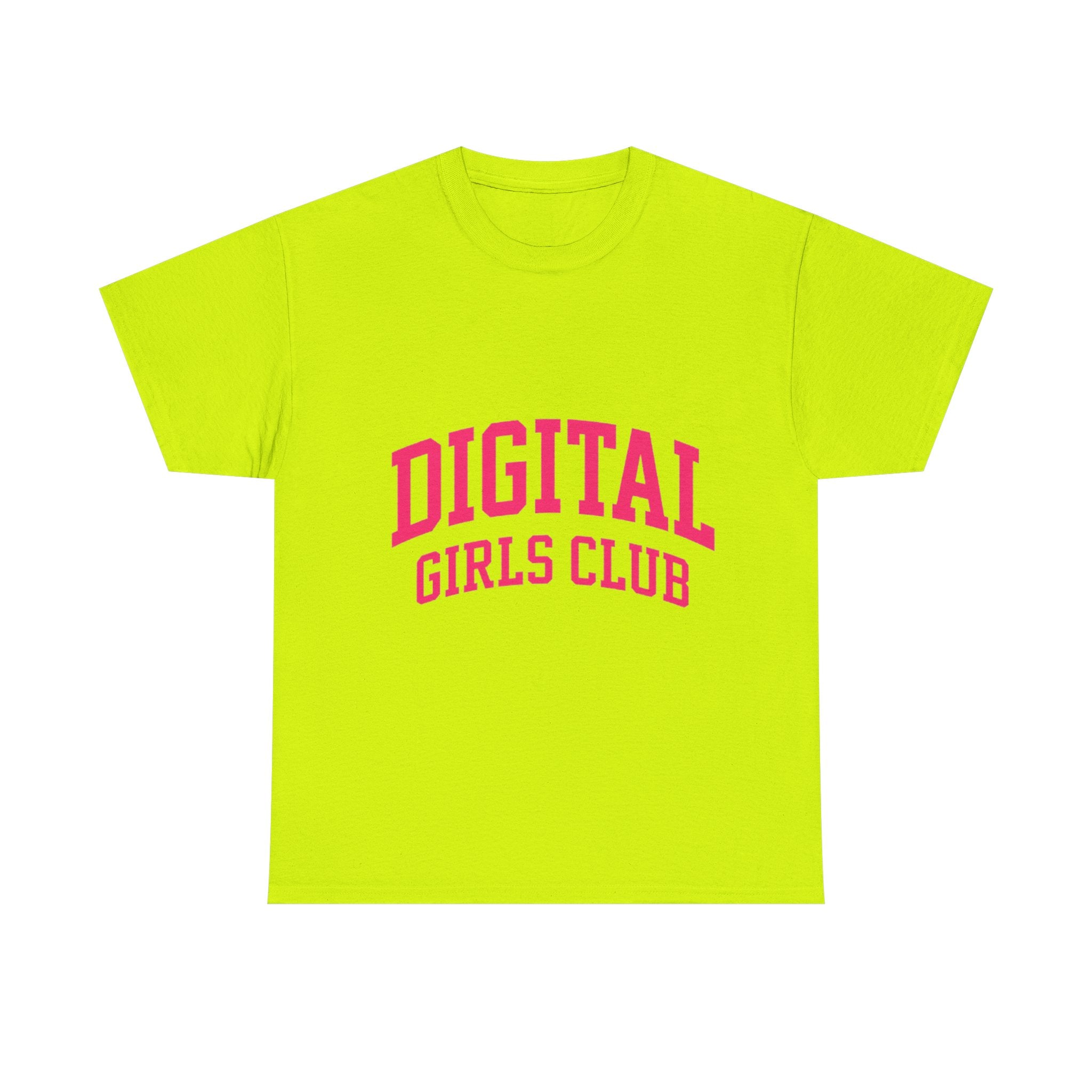Digital Girls Club Tee — Feminist Tech Graphic T-Shirt