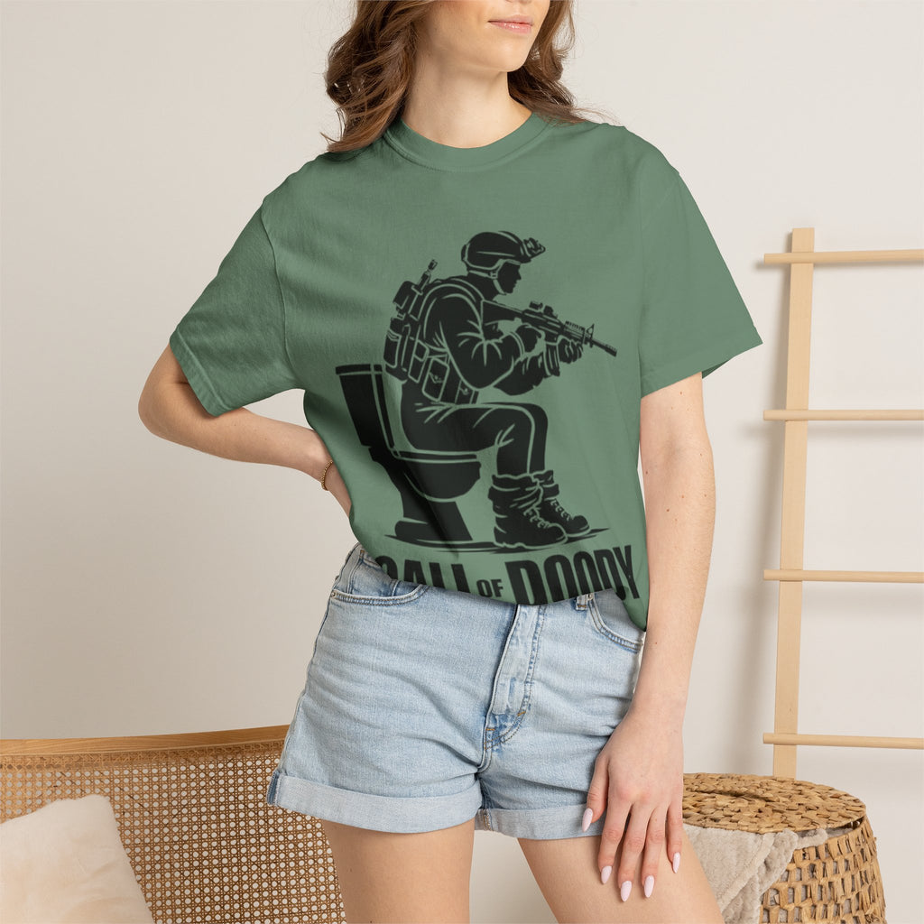 Call of Doody Toilet Gamer T-Shirt — Funny Gamer Bathroom Humor Tee