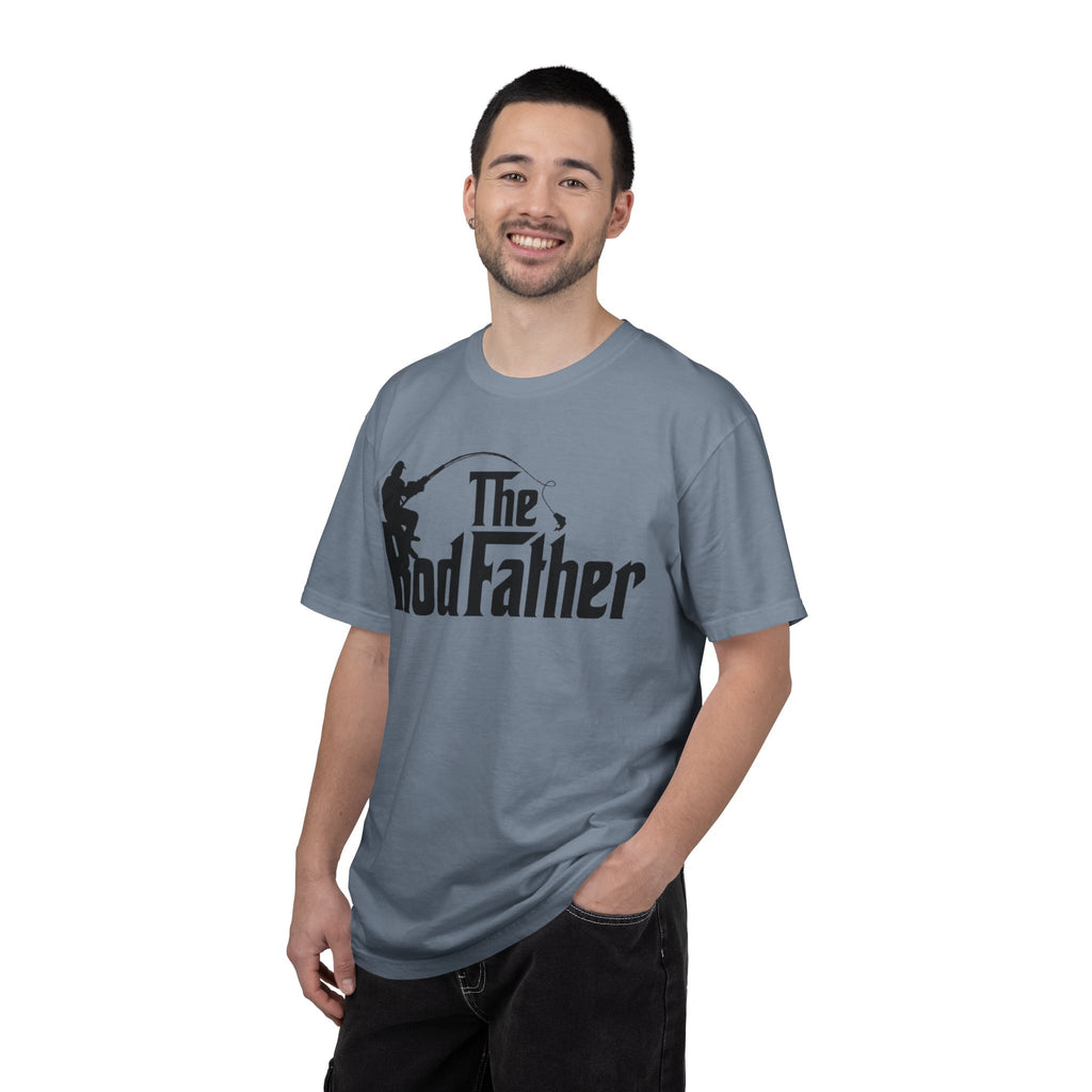 Fishing T-Shirt — “The Rod Father” Funny Angler Tee