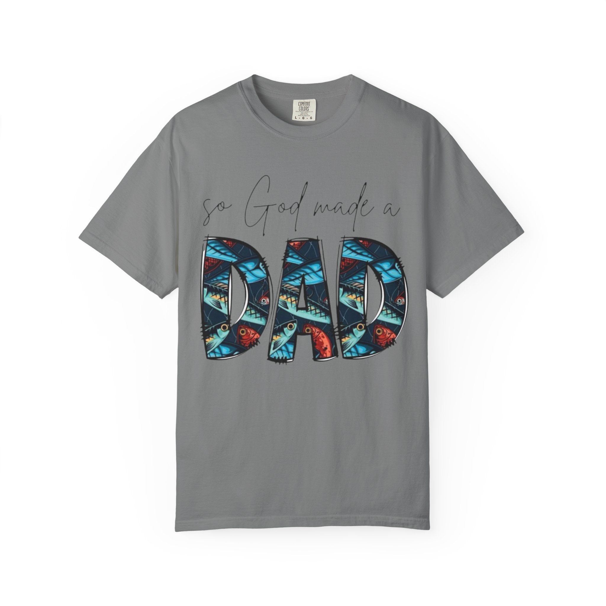 So God Made a Dad T-Shirt — Floral Pattern Father’s Day Tee