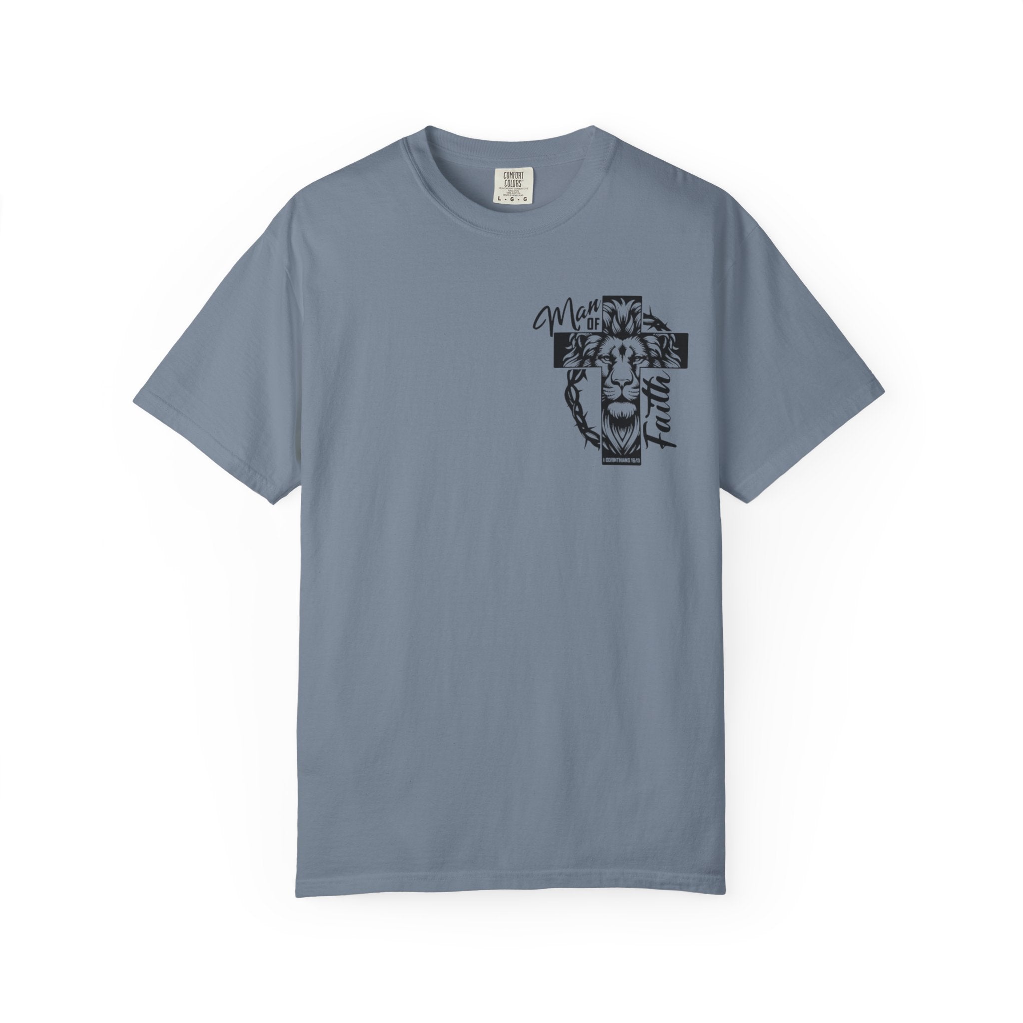 Man of Faith Lion Cross T-Shirt