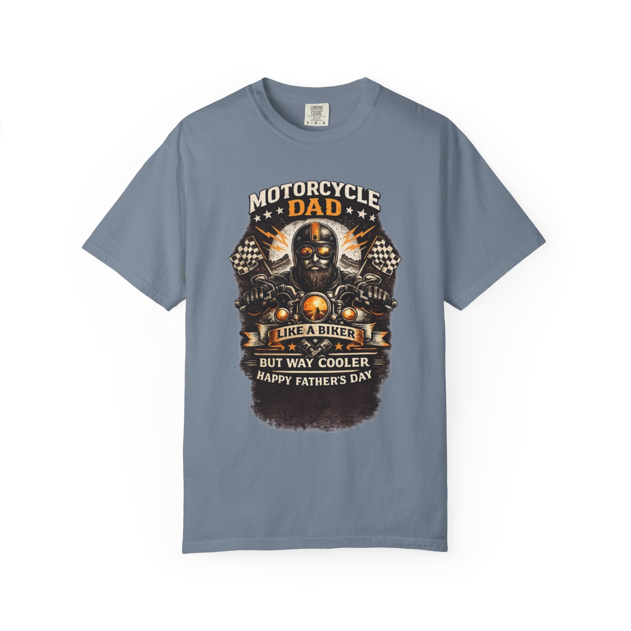 Motorcycle Dad T-Shirt — "Like a Biker but Way Cooler" Father's Day Gift