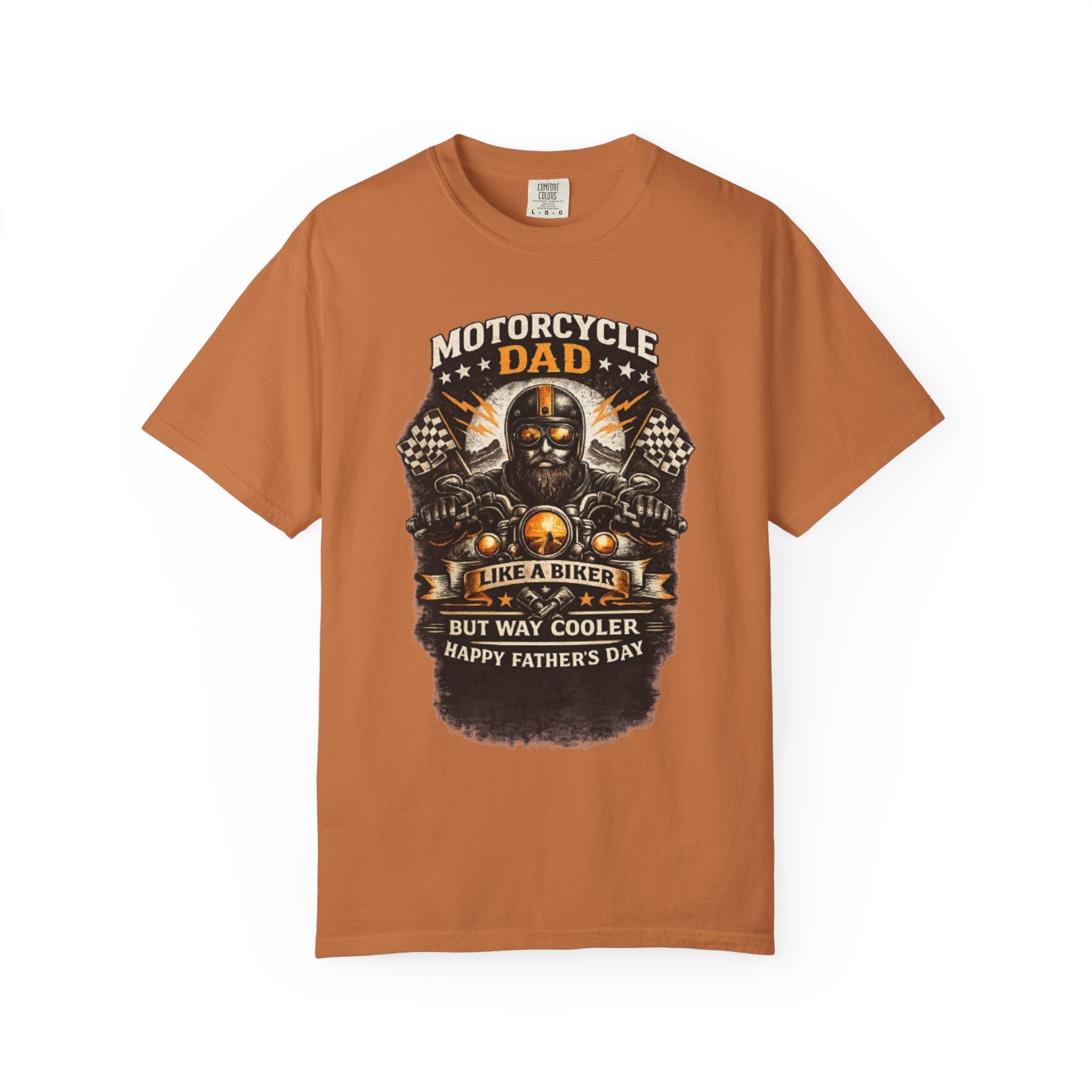 Motorcycle Dad T-Shirt — "Like a Biker but Way Cooler" Father's Day Gift