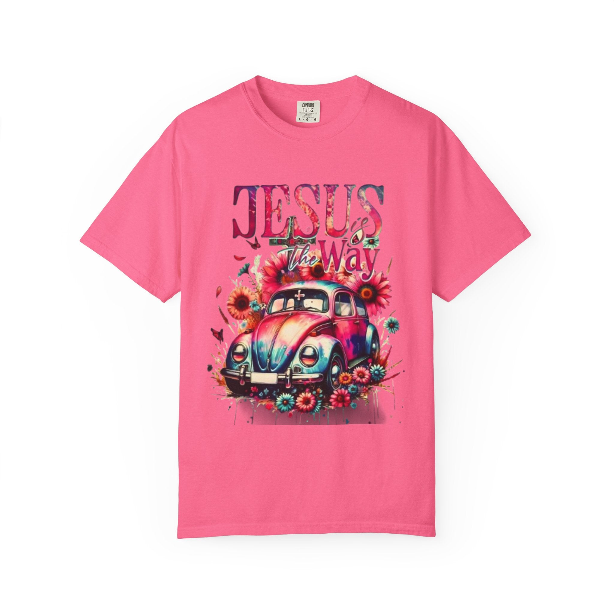 Jesus Is The Way Vintage Beetle T-Shirt