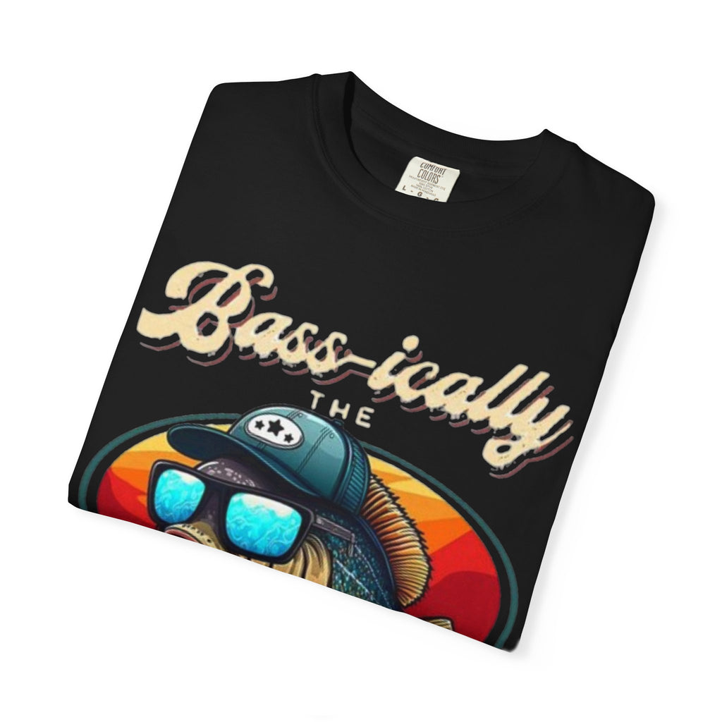 Fishing Dad T-Shirt — "Best Dad Ever" Retro Fish Sunglasses Tee
